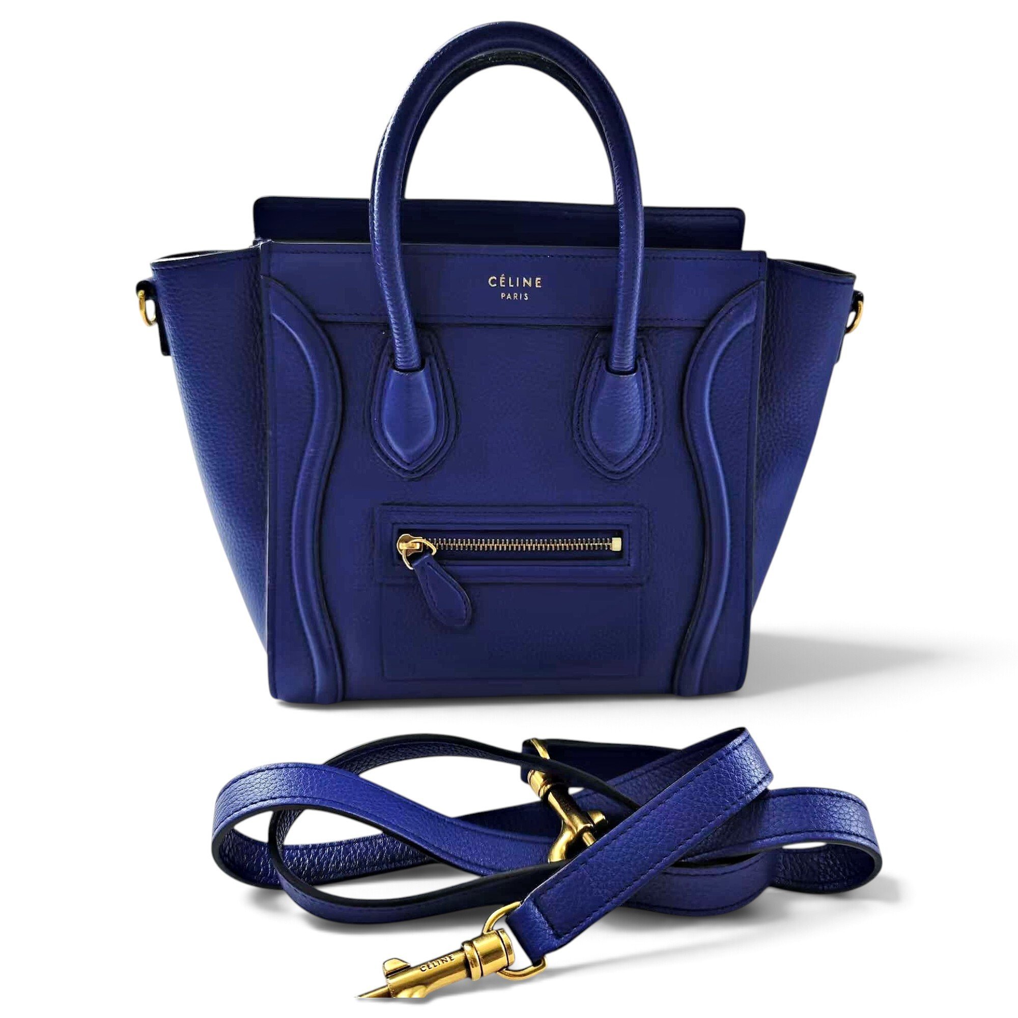 Nano Luggage leather handbag