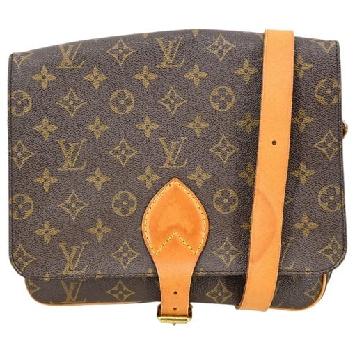 Cartouchière cloth handbag