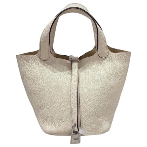 Picotin leather handbag