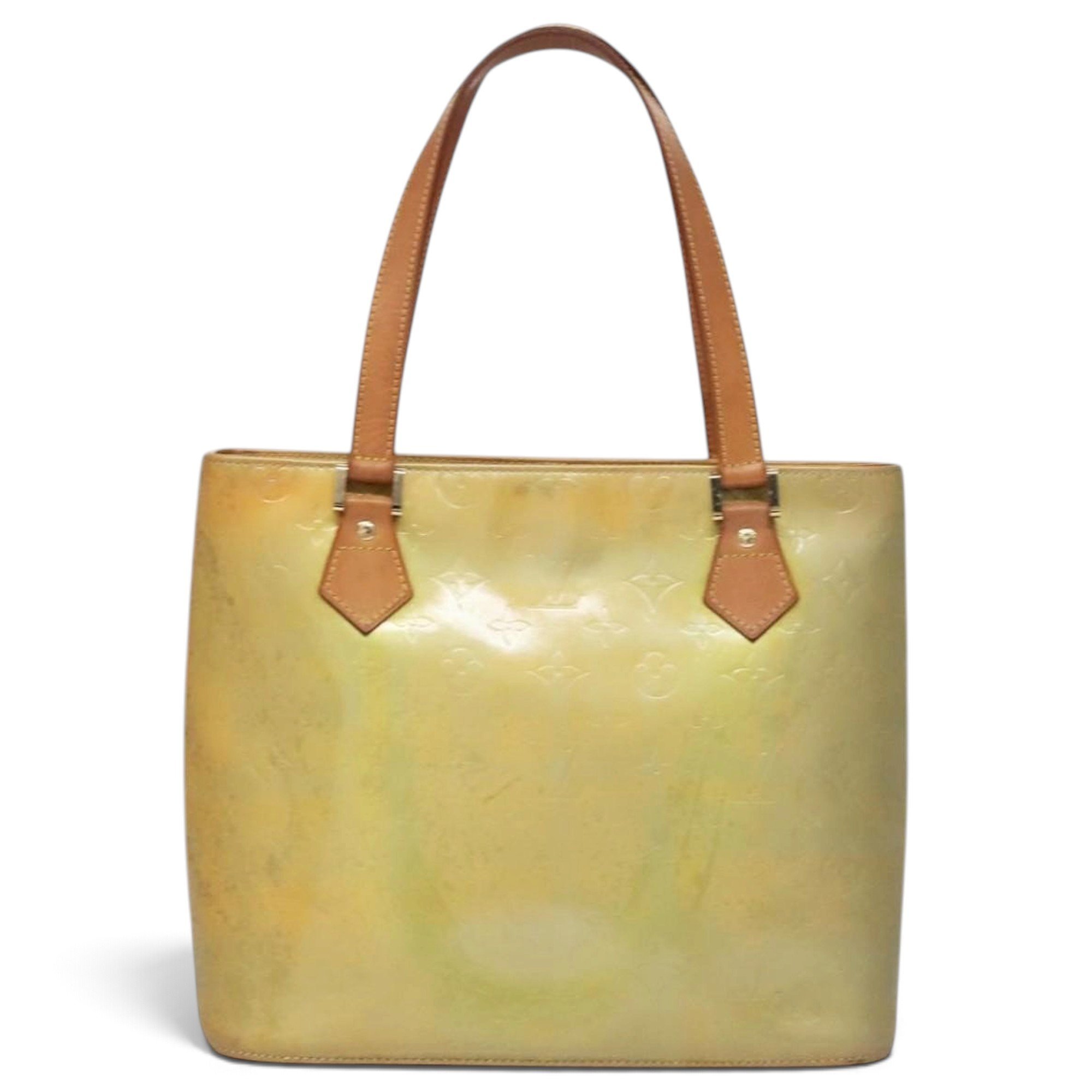 Houston patent leather handbag