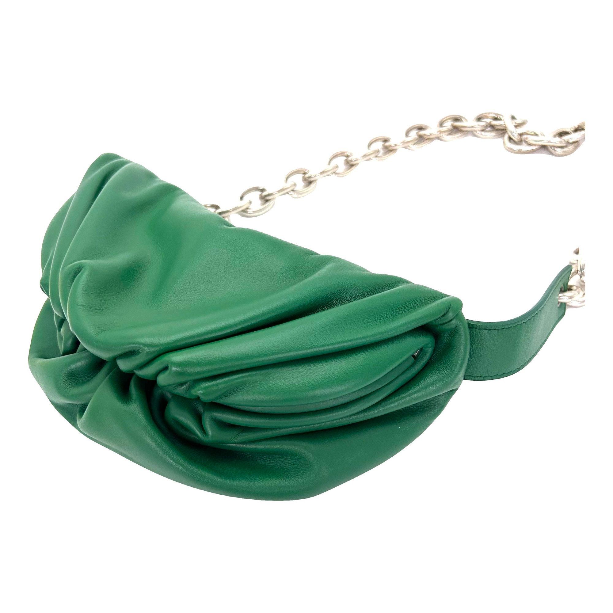 Pouch leather handbag