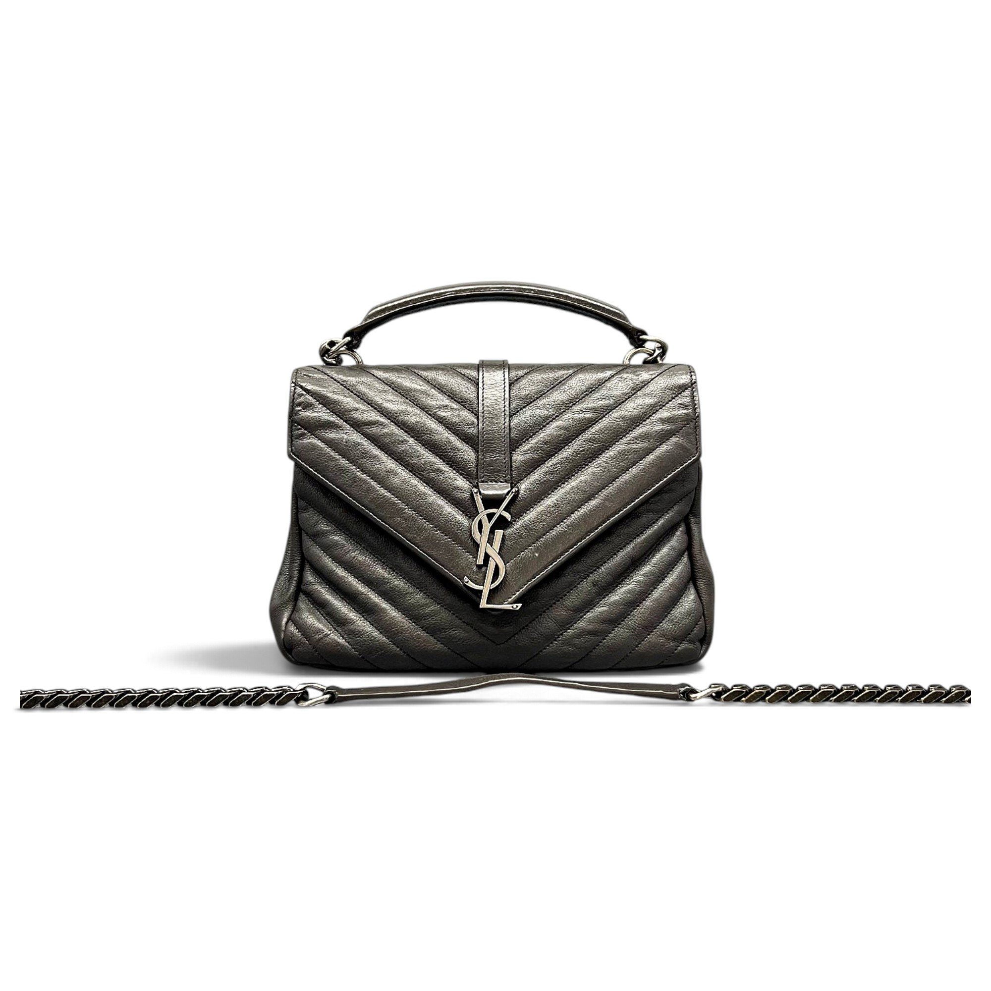 Collége monogramme leather handbag