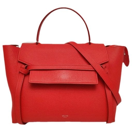 Belt leather handbag