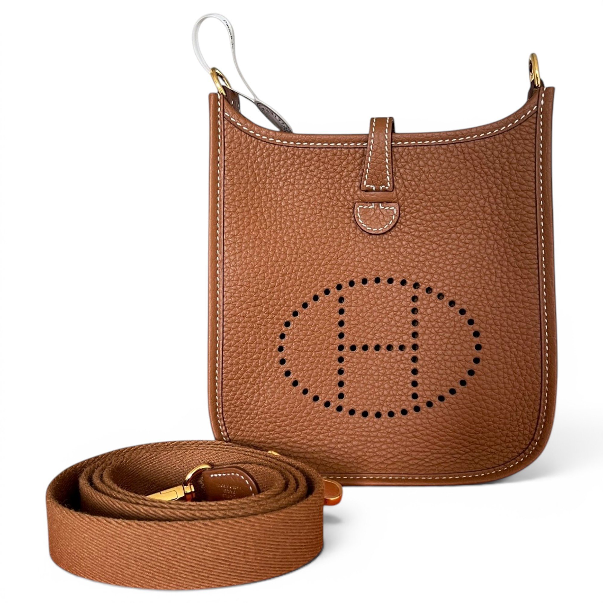 Mini Evelyne leather crossbody bag