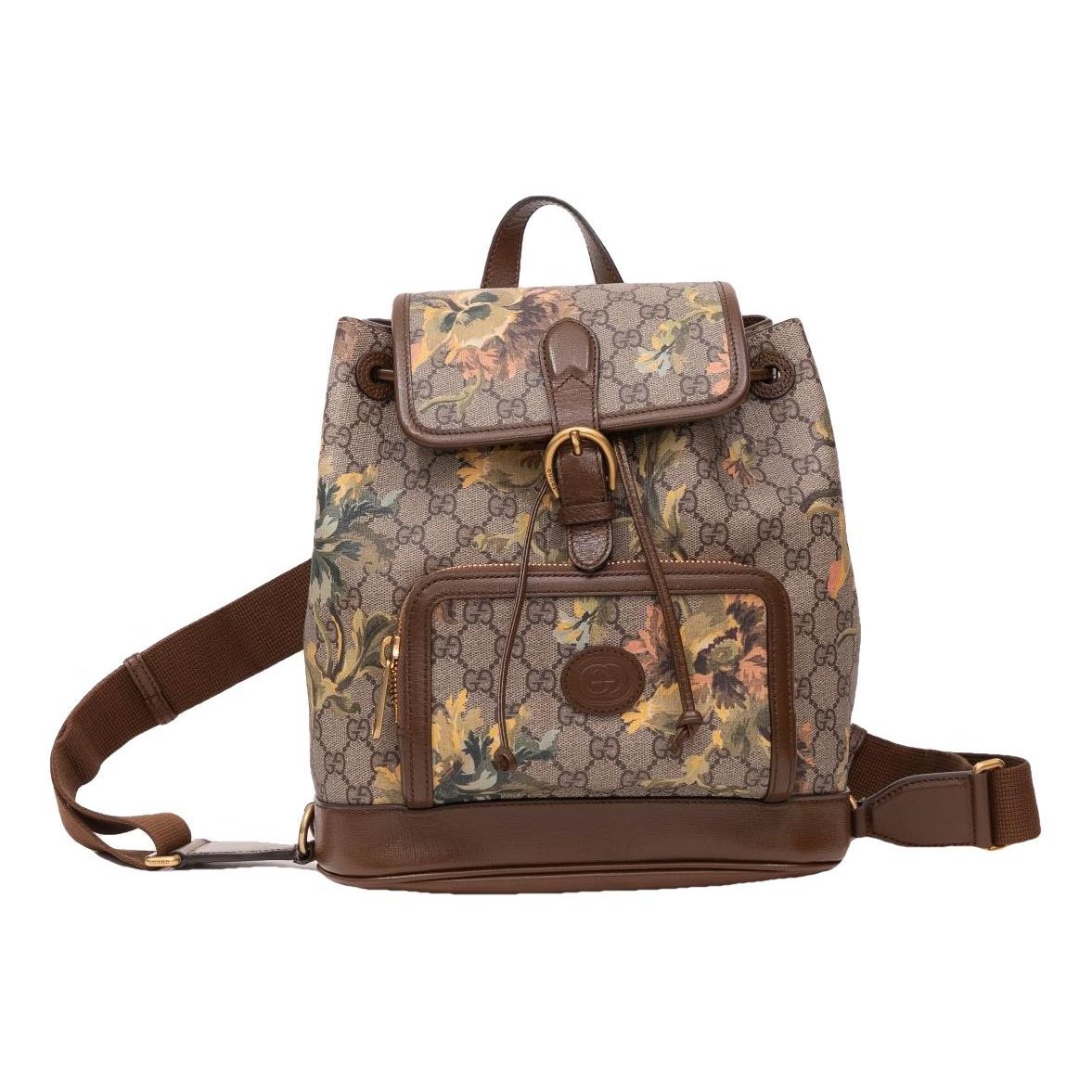 Leather backpack