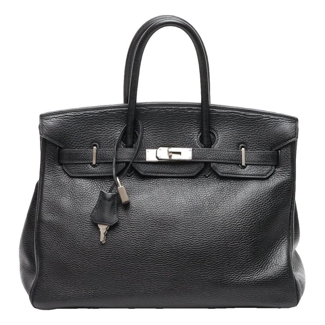 Birkin 35 leather handbag