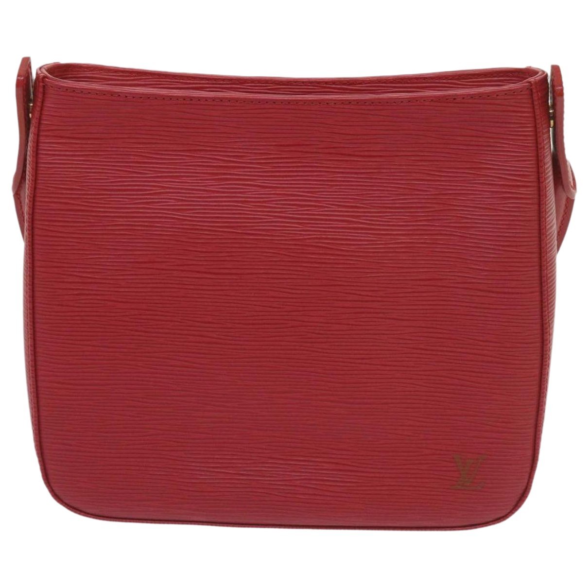 Looping leather handbag