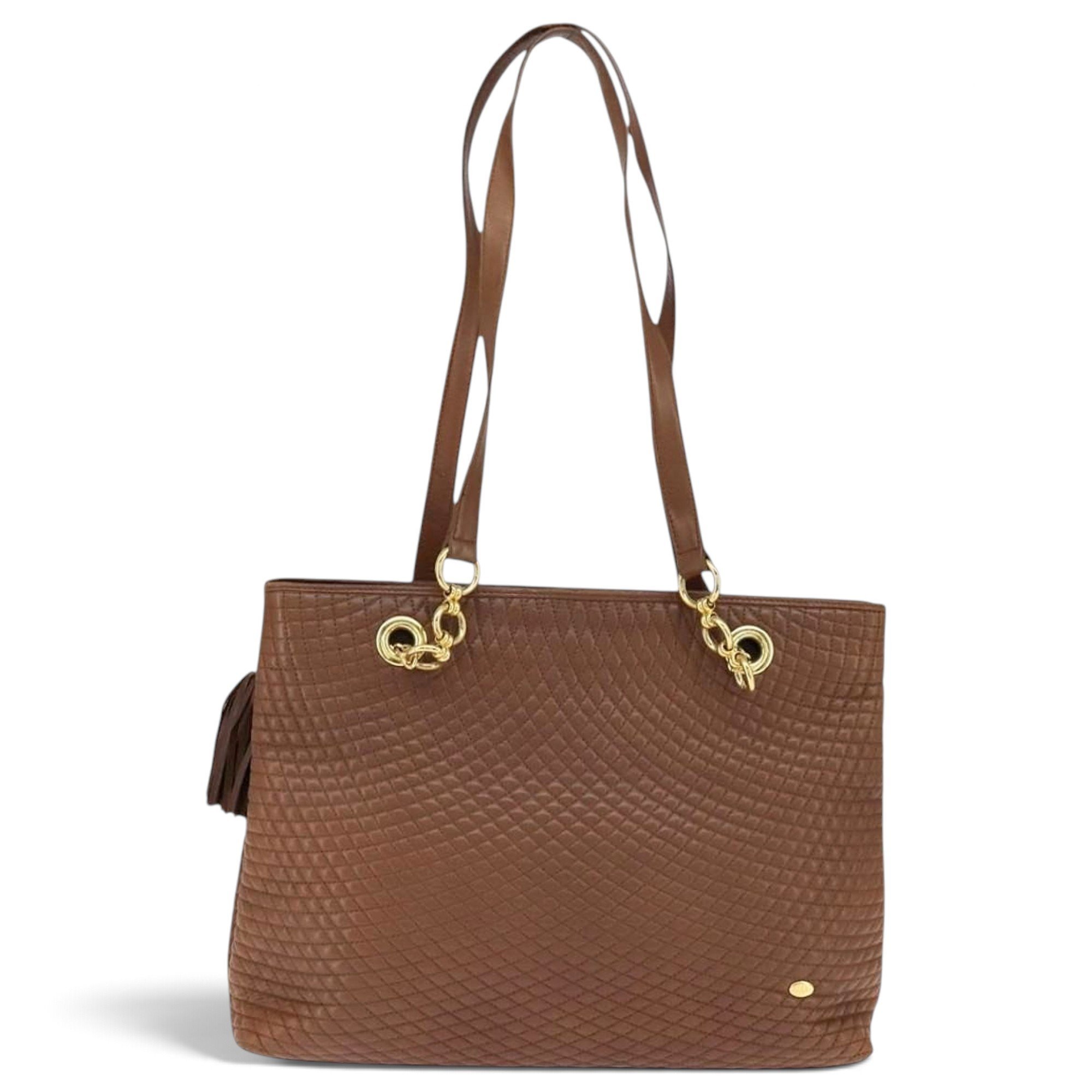 Leather tote