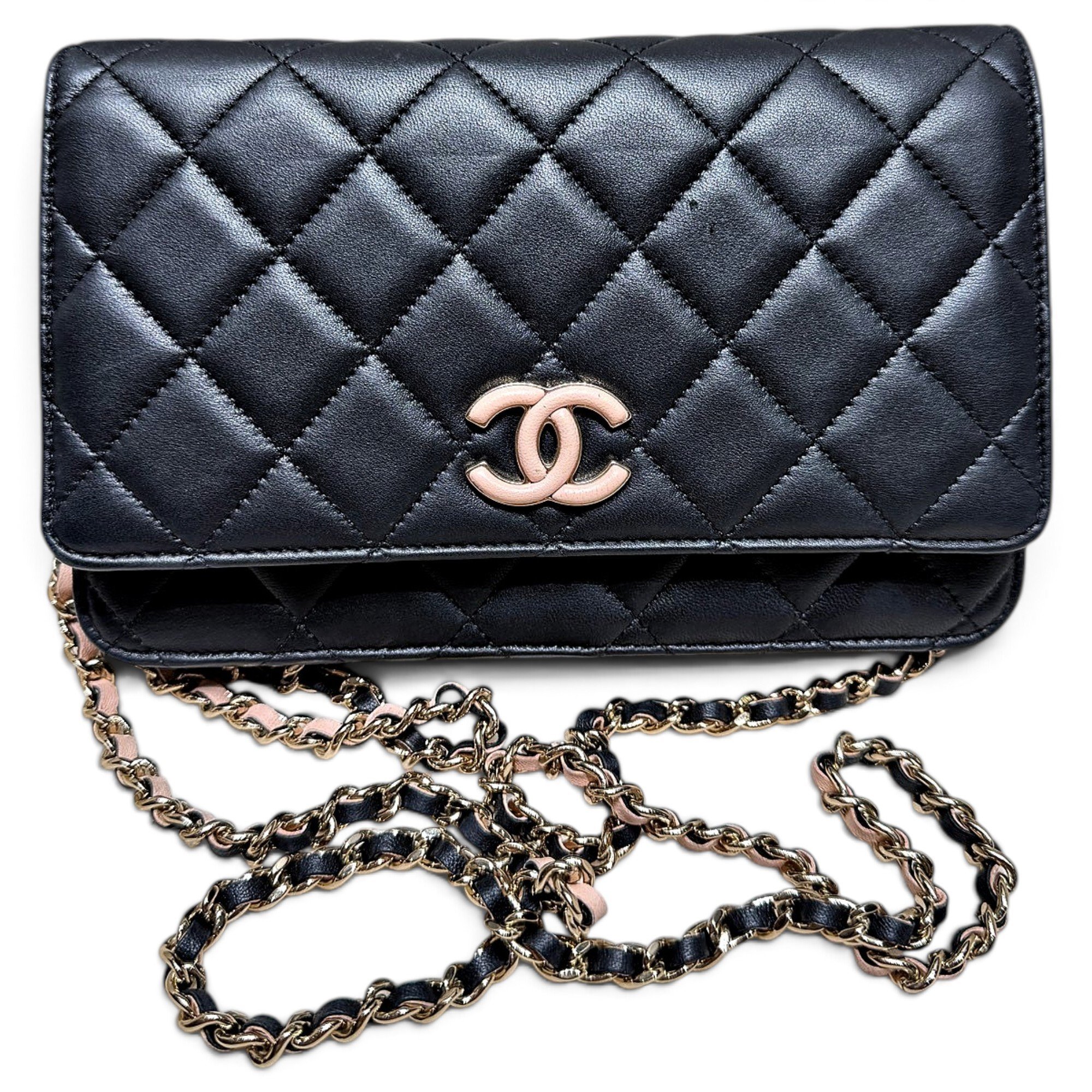 Wallet On Chain Timeless/Classique leather handbag