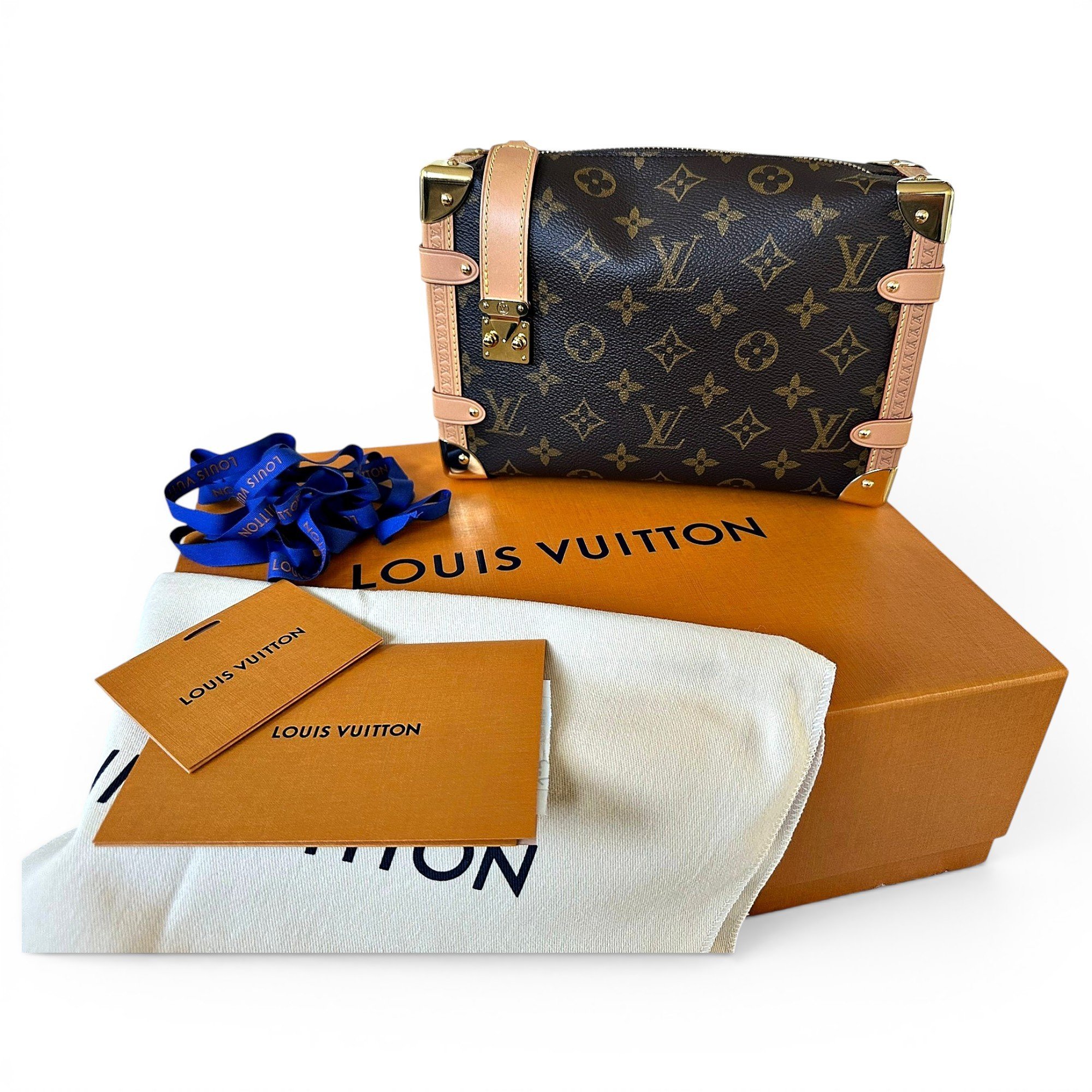 Louis Vuitton Side Trunk leather handbag