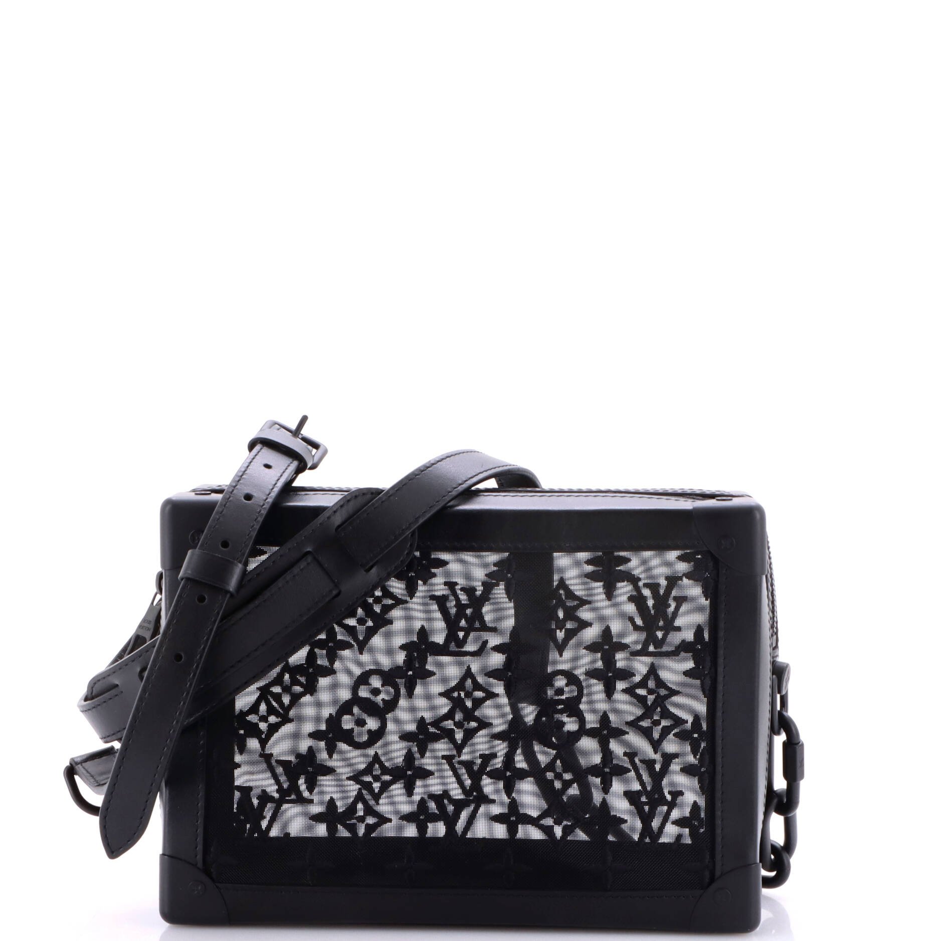 Soft Trunk Bag Monogram See Through Mesh