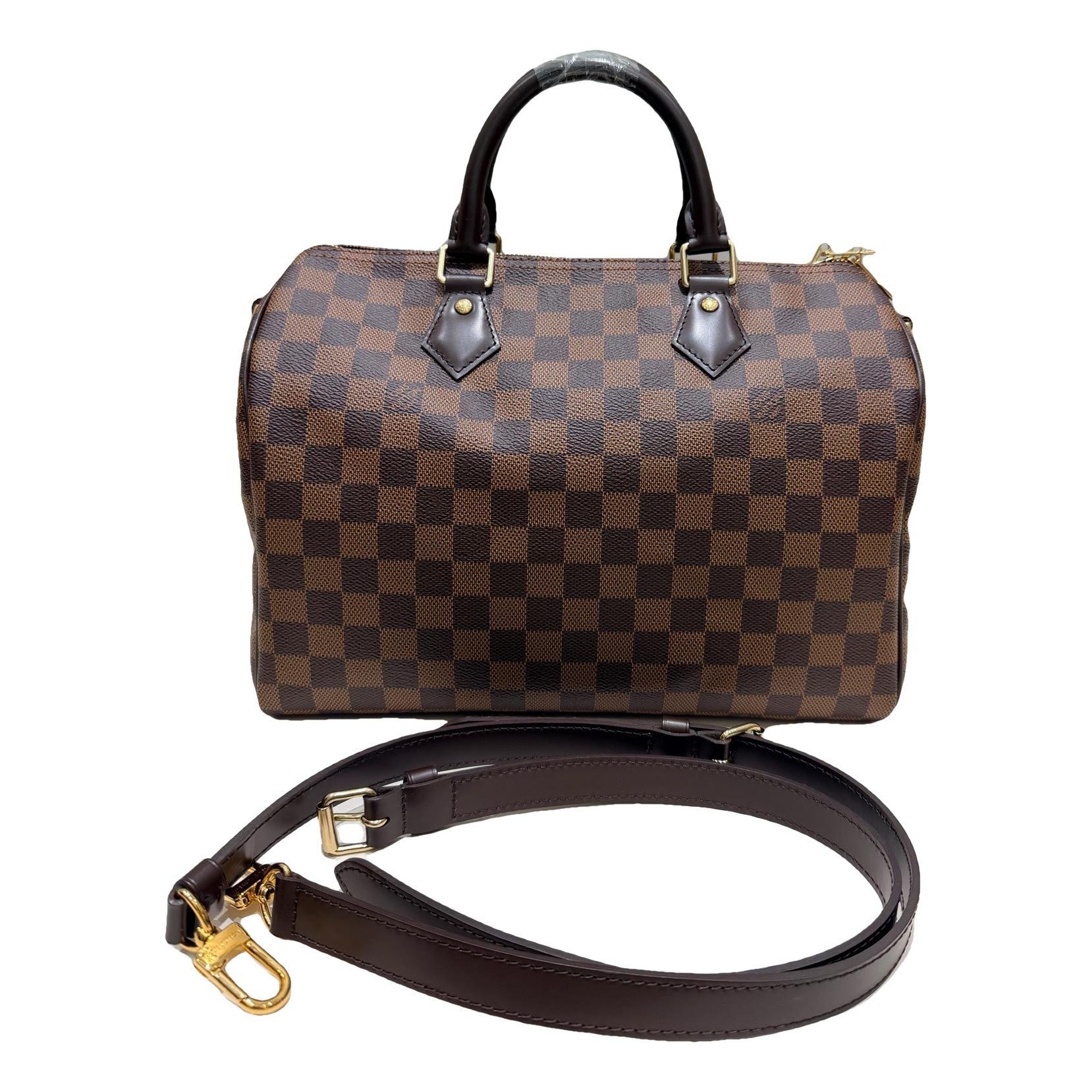 Speedy leather handbag
