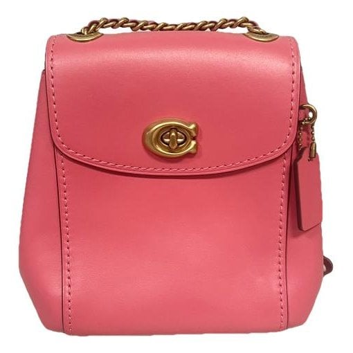 Leather backpack