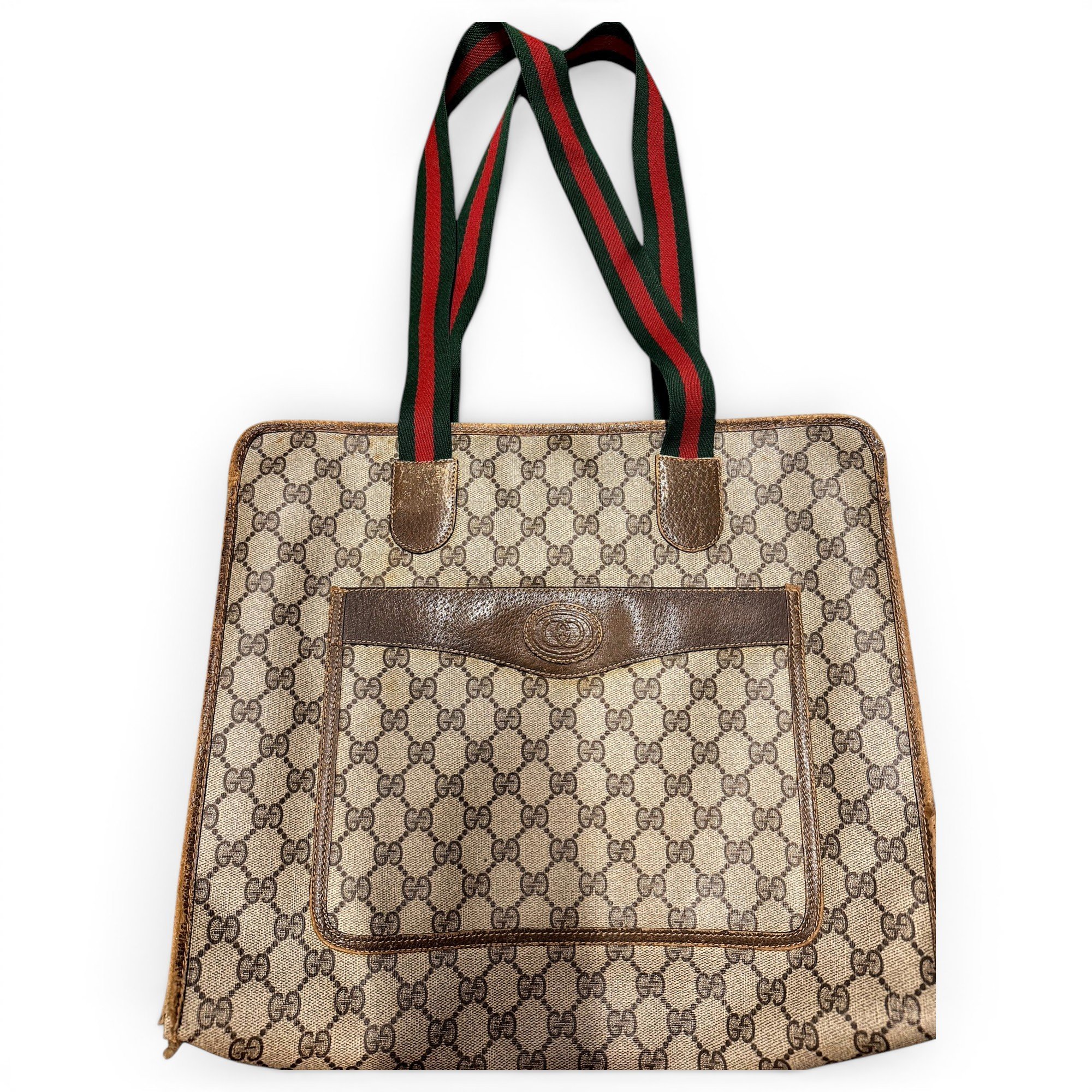 Leather tote
