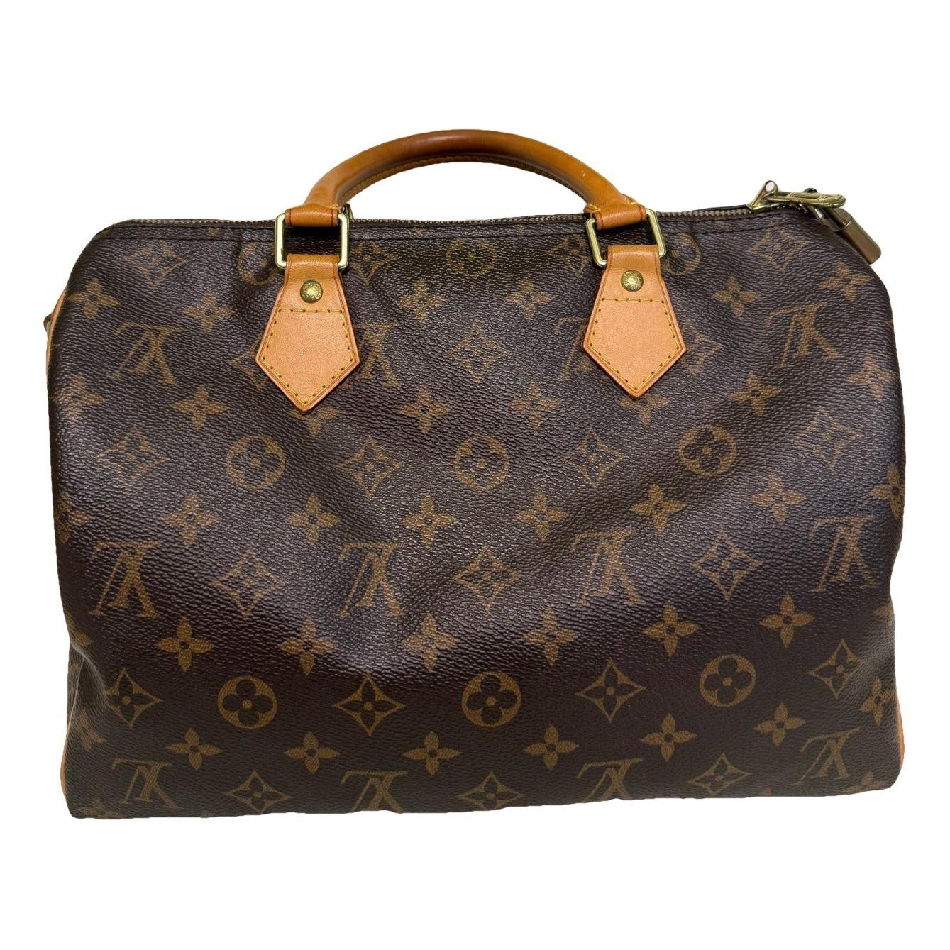 Speedy leather handbag