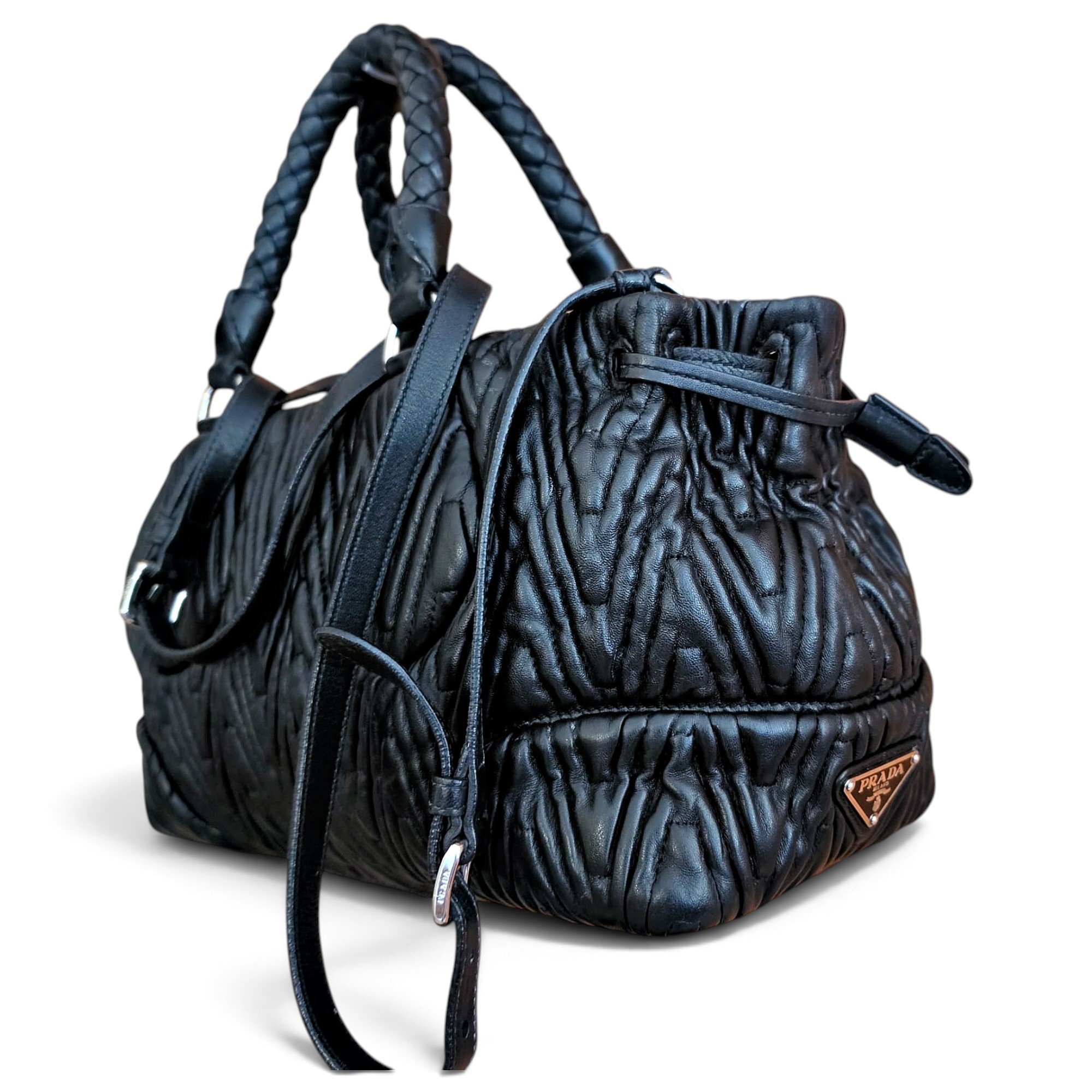 Leather handbag
