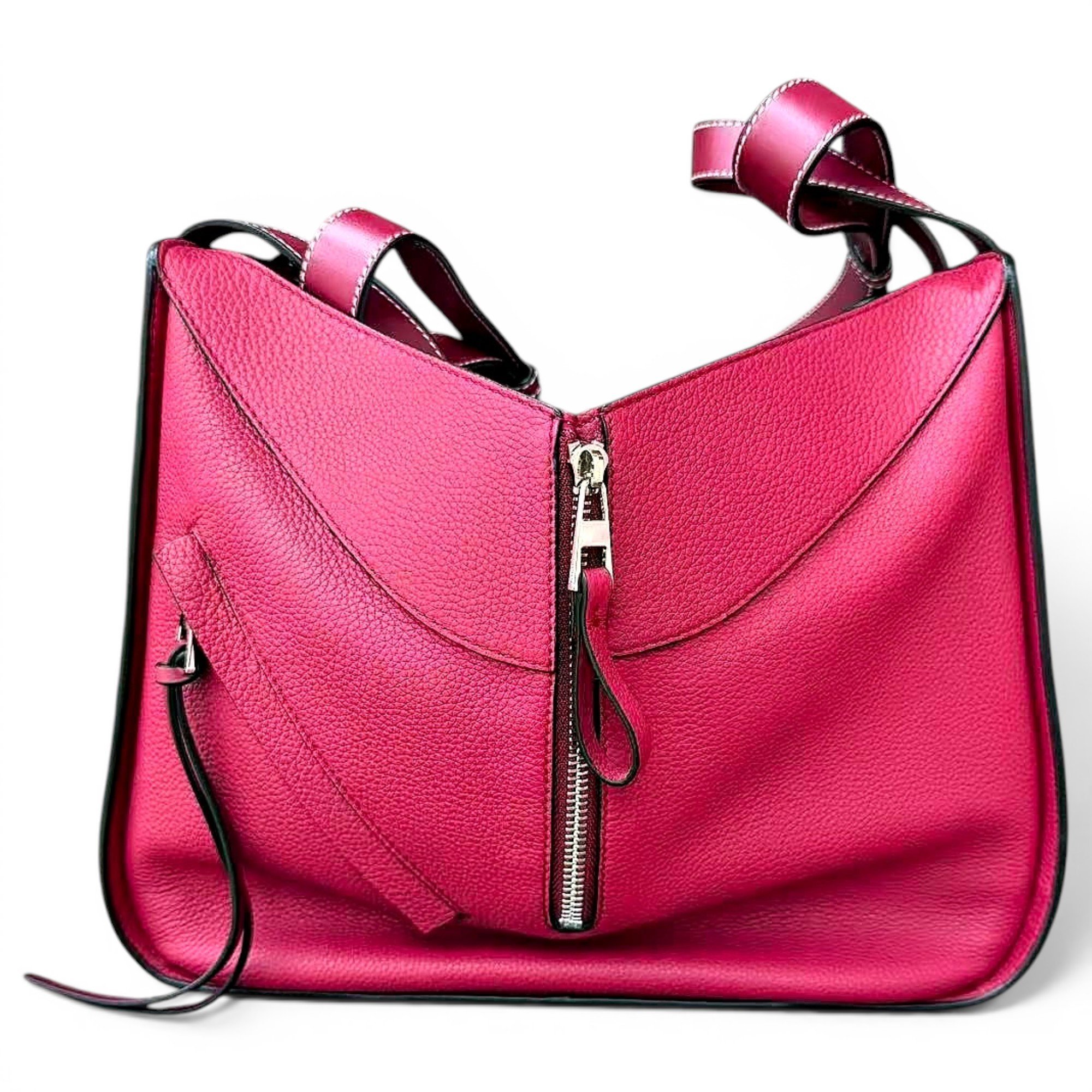 Hammock leather handbag