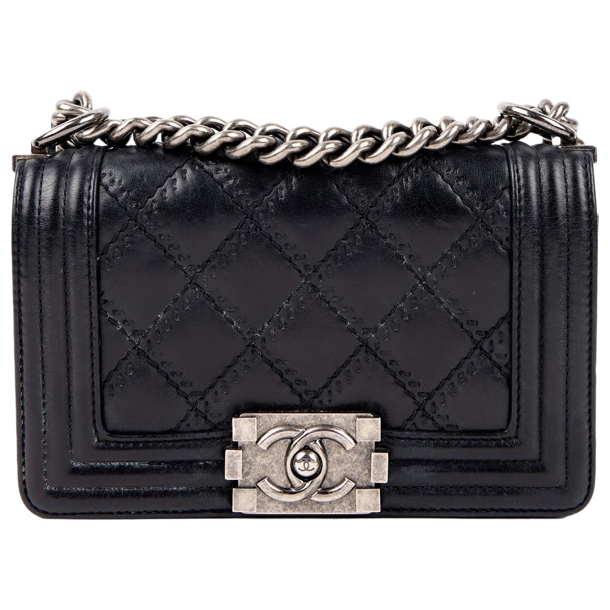 Boy leather crossbody bag