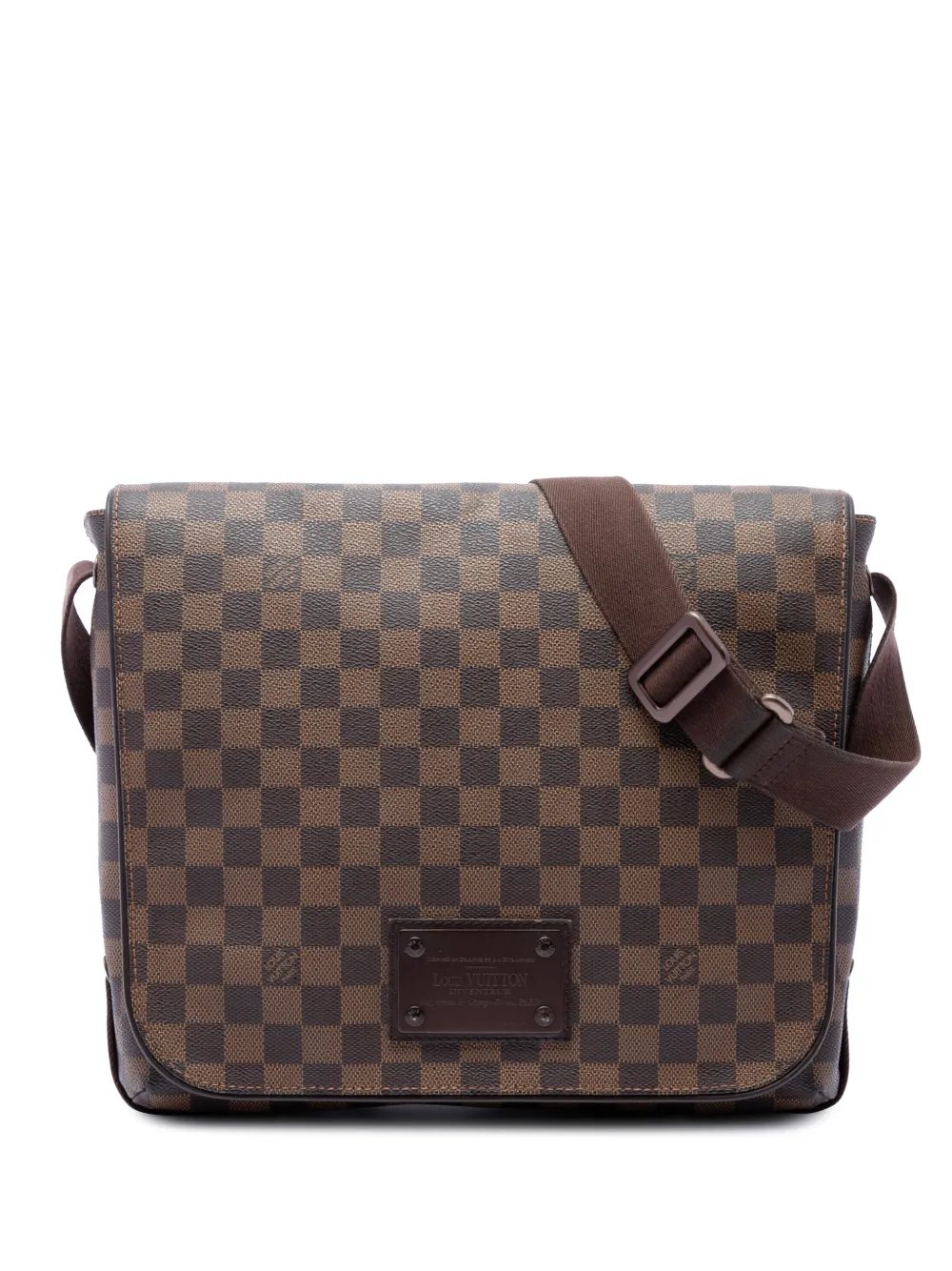 2009 Damier Ebene Brooklyn MM crossbody bag