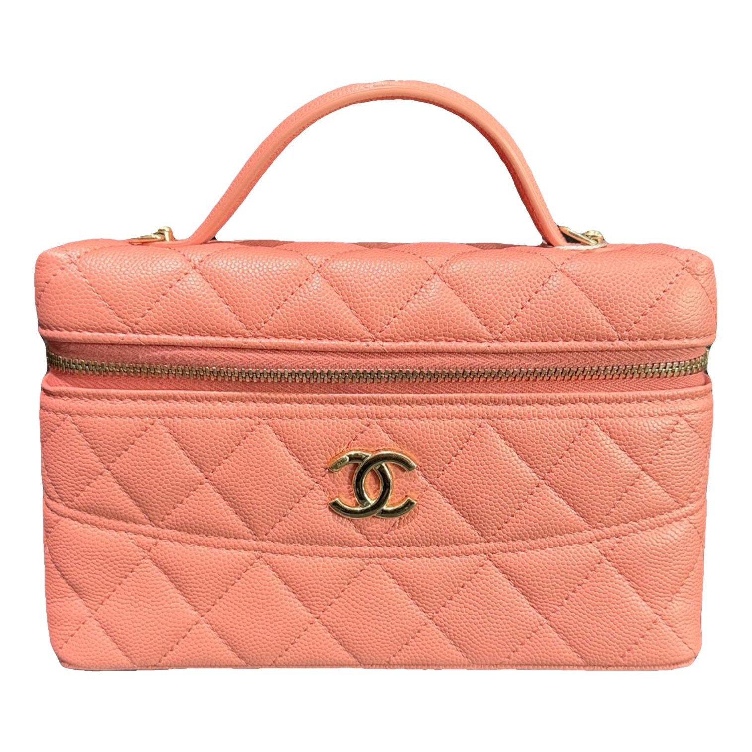 Trendy CC Vanity leather handbag