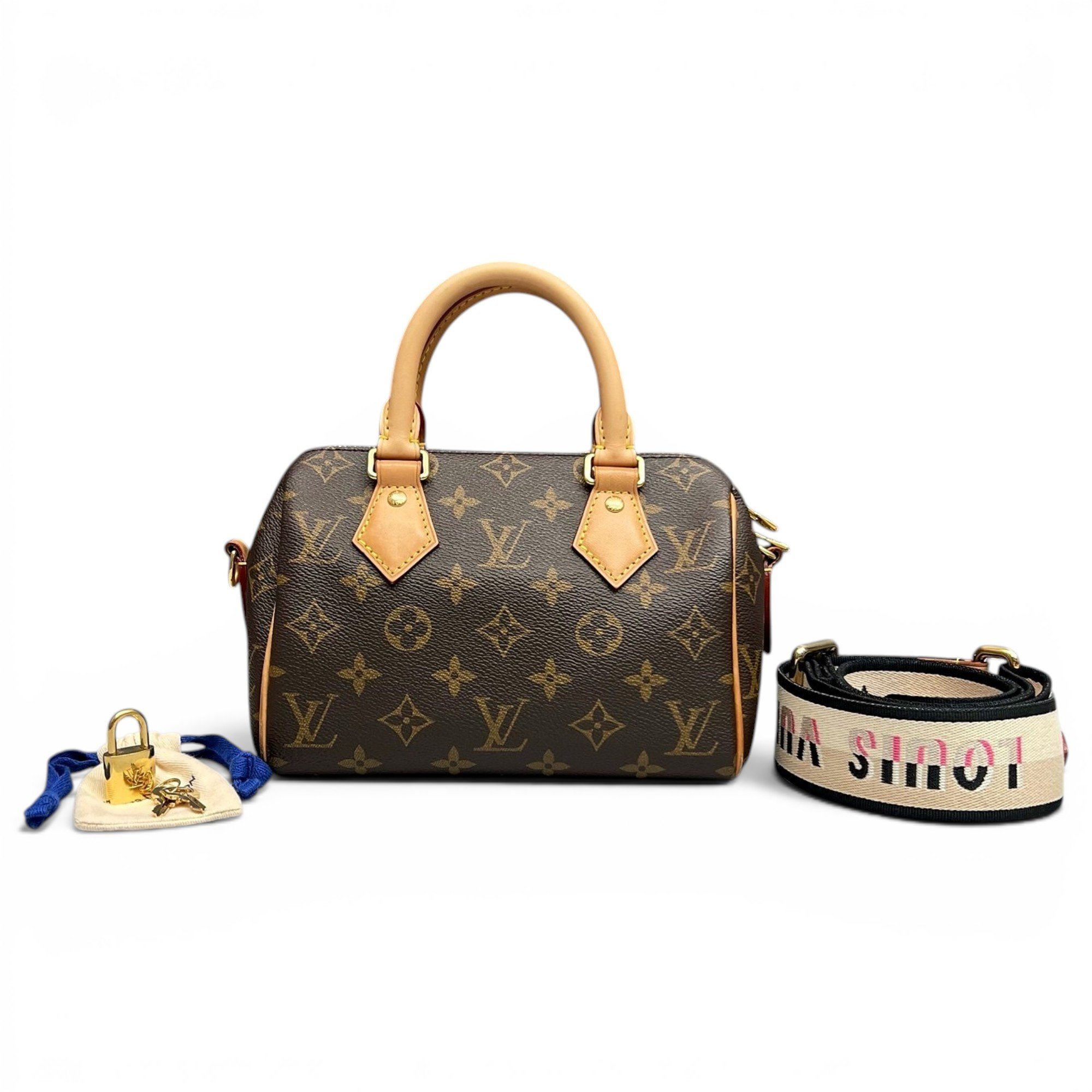 Speedy leather bag