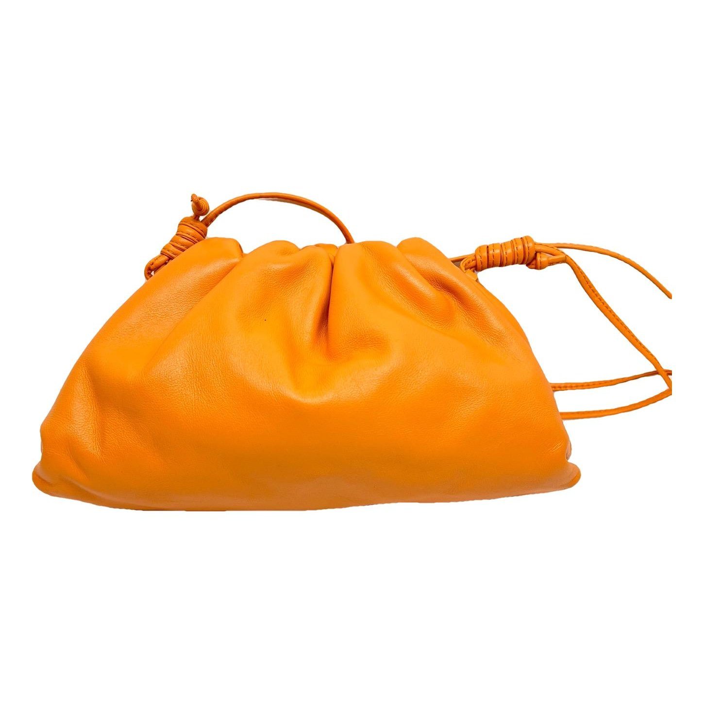 Pouch leather handbag