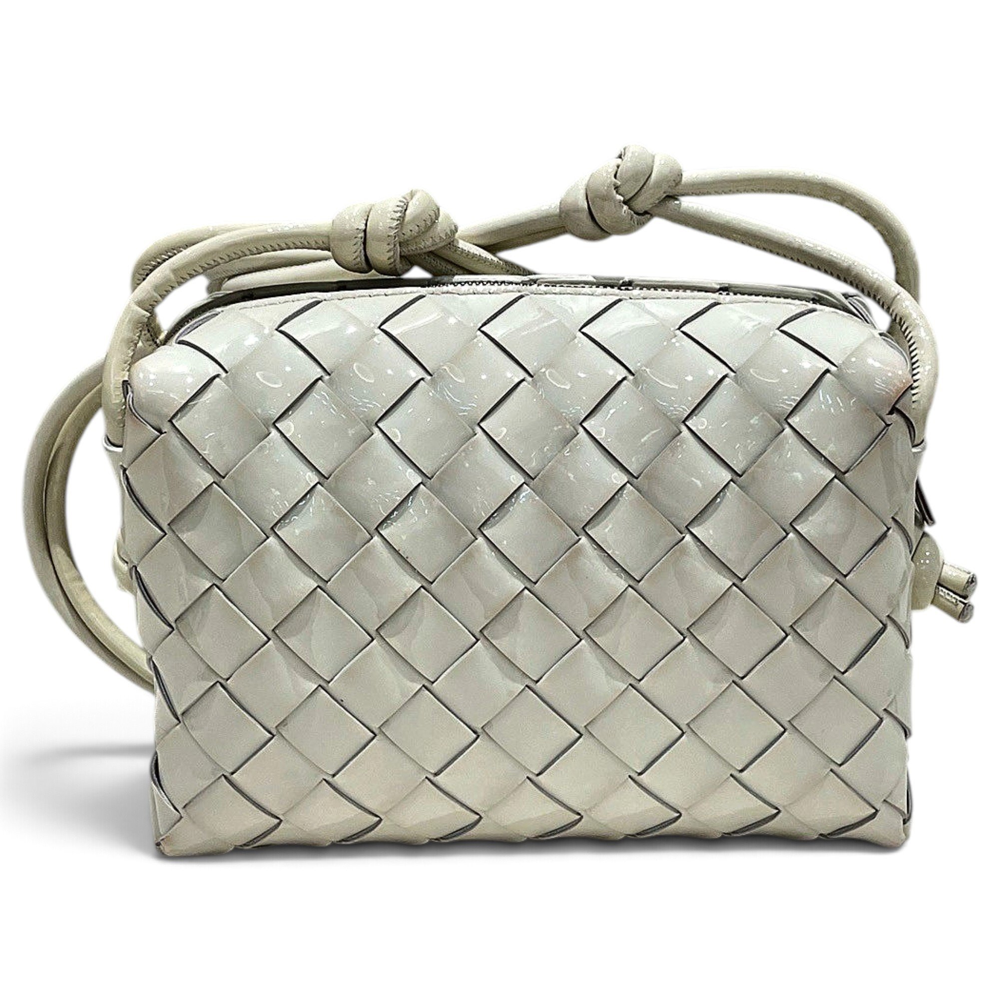 Loop leather handbag