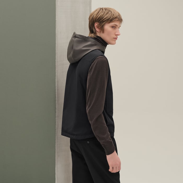 Noir Straight Cut Vest