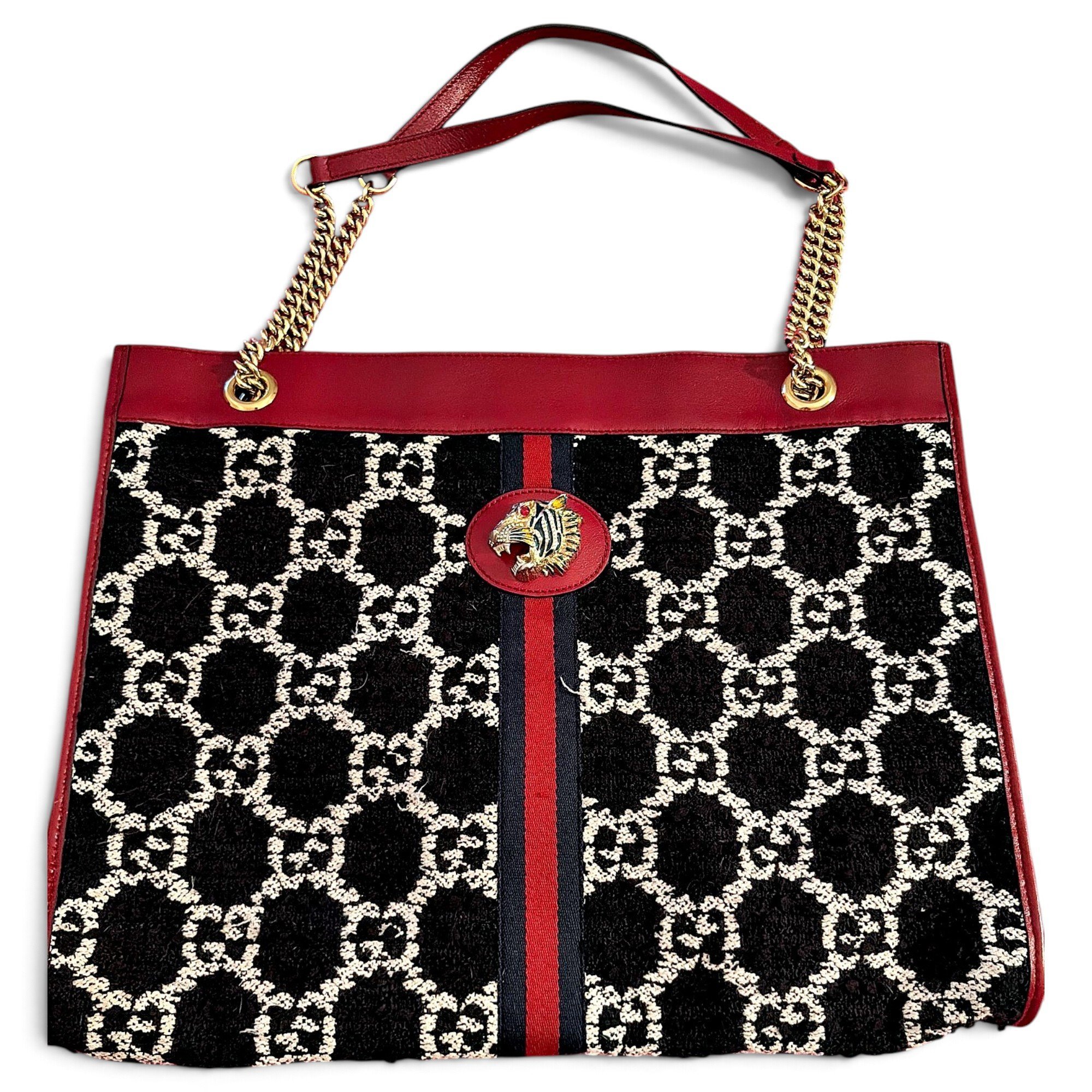 Rajah tweed tote