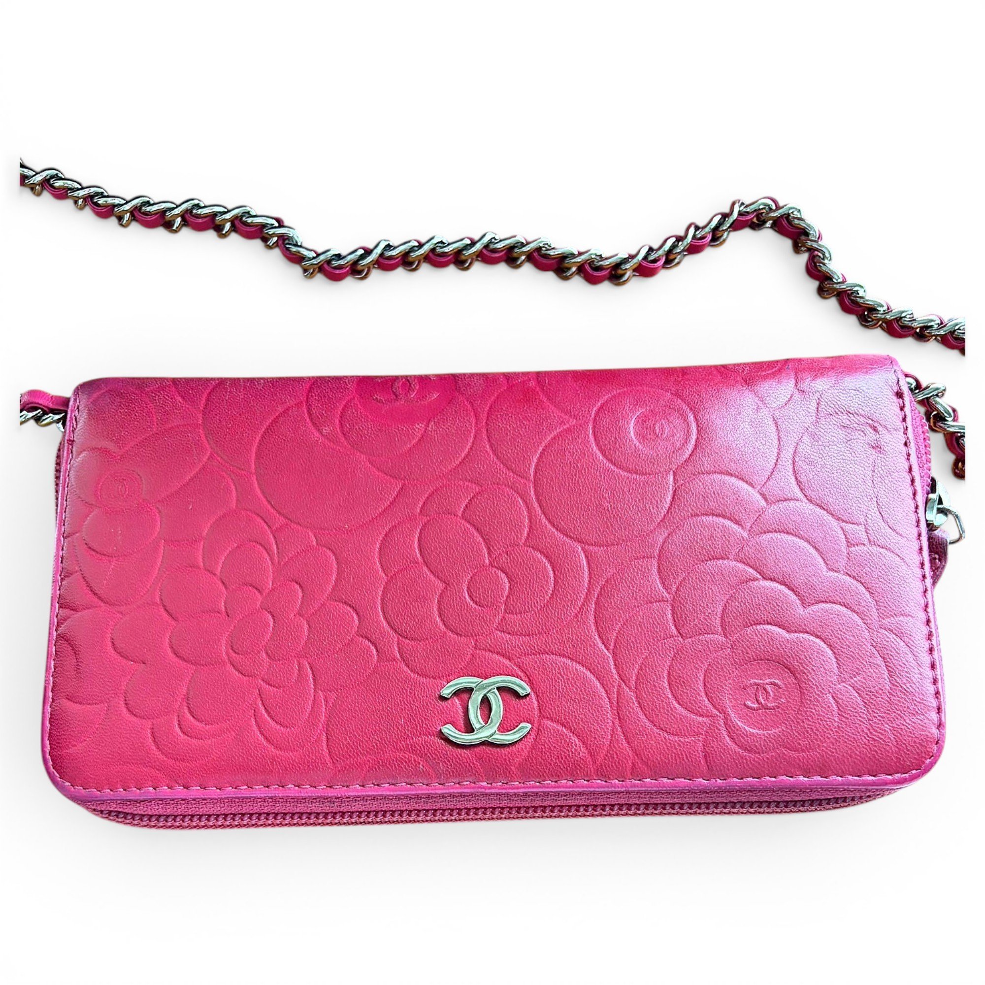 Wallet On Chain Timeless/Classique leather crossbody bag