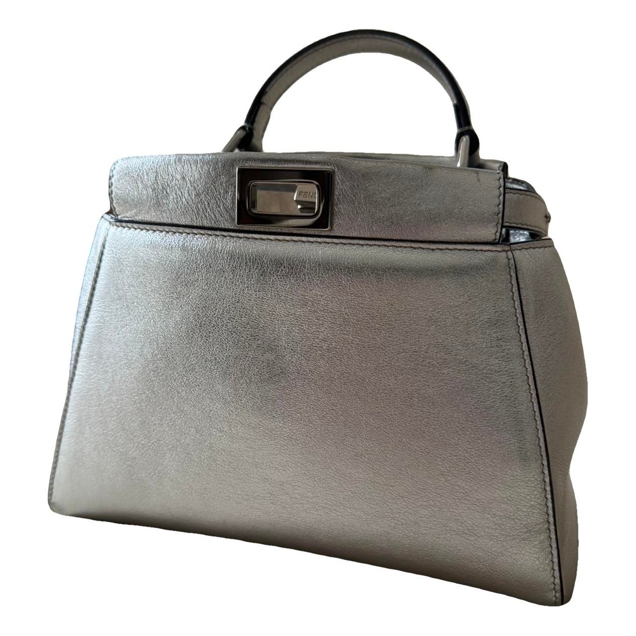 Peekaboo leather handbag