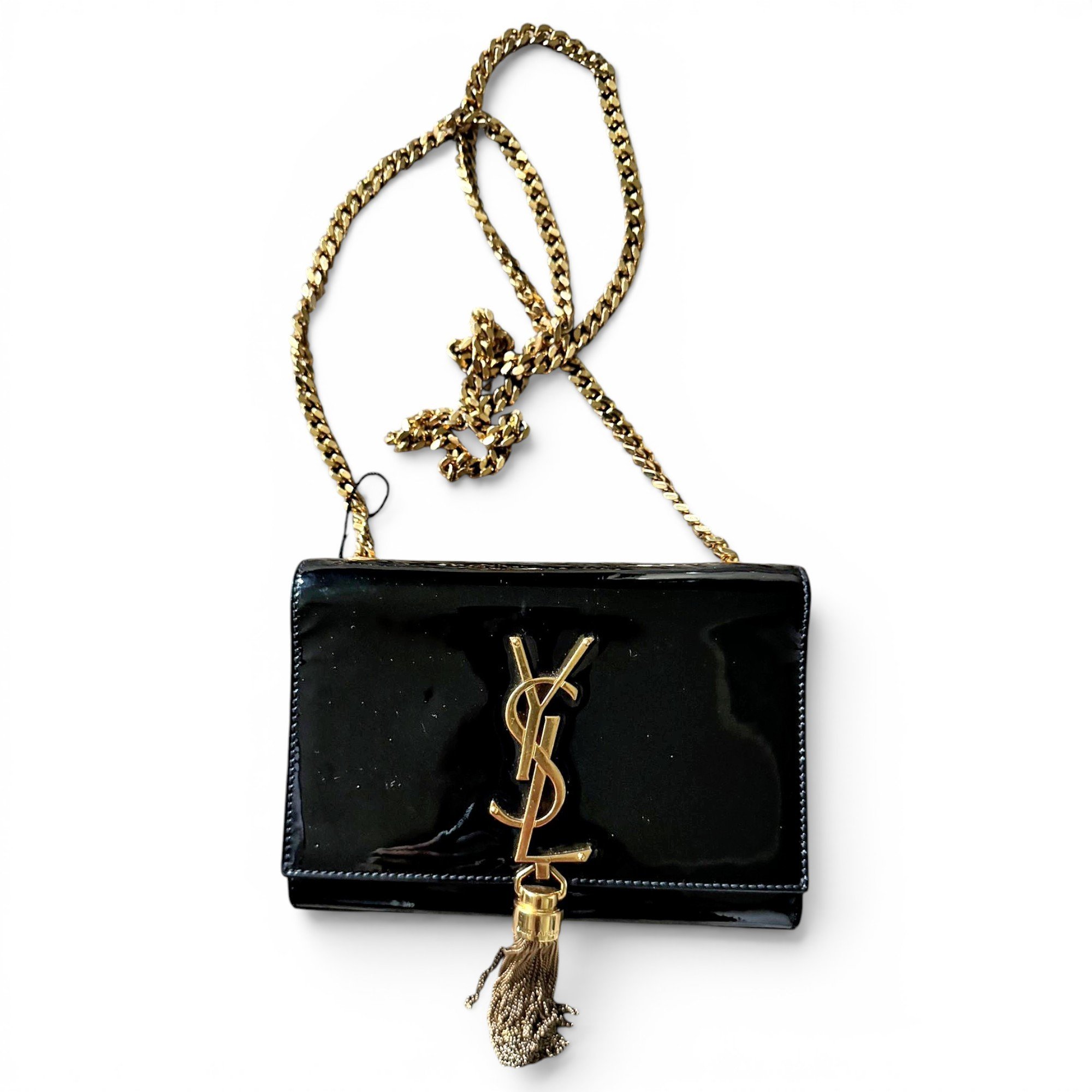 Patent leather crossbody bag