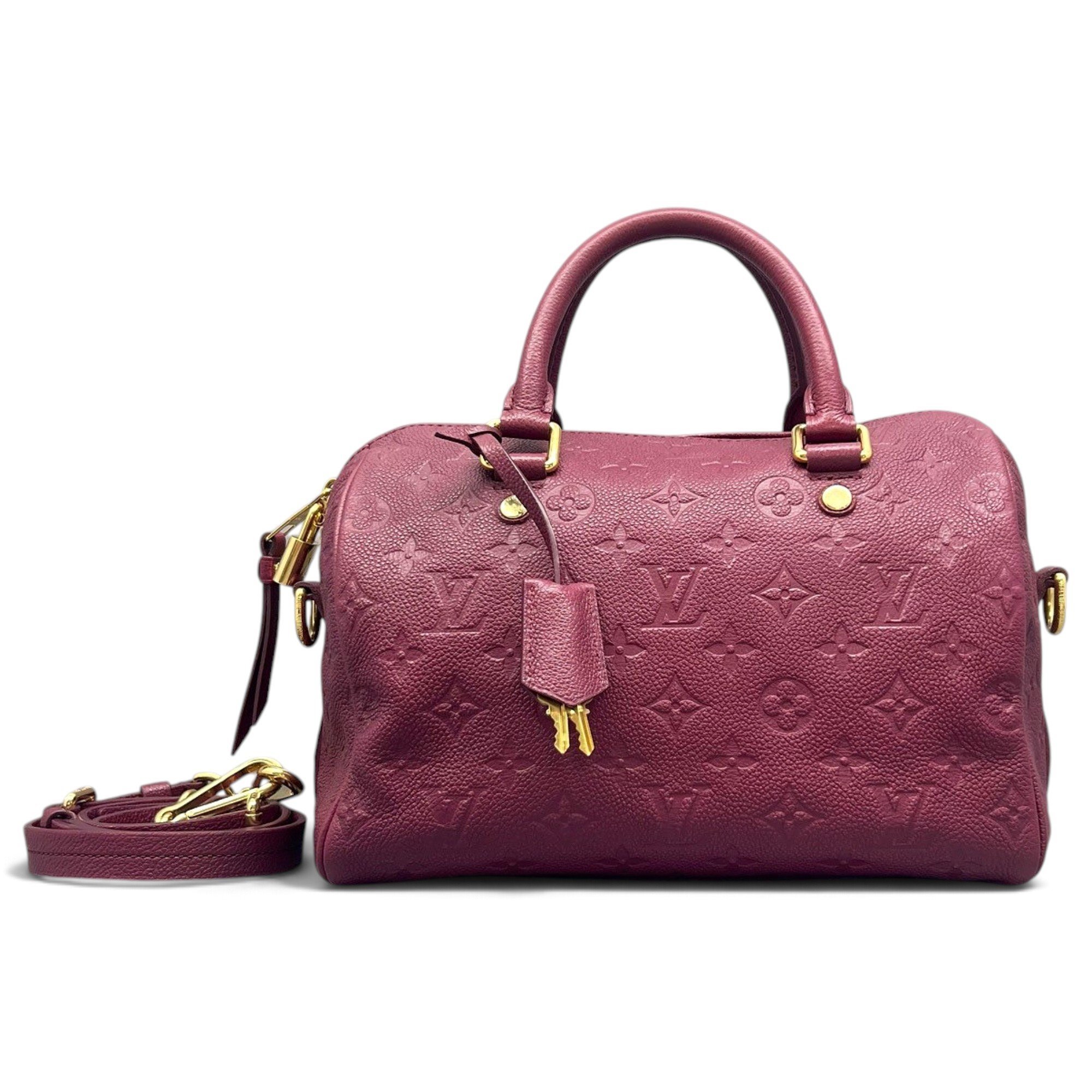 Speedy leather handbag