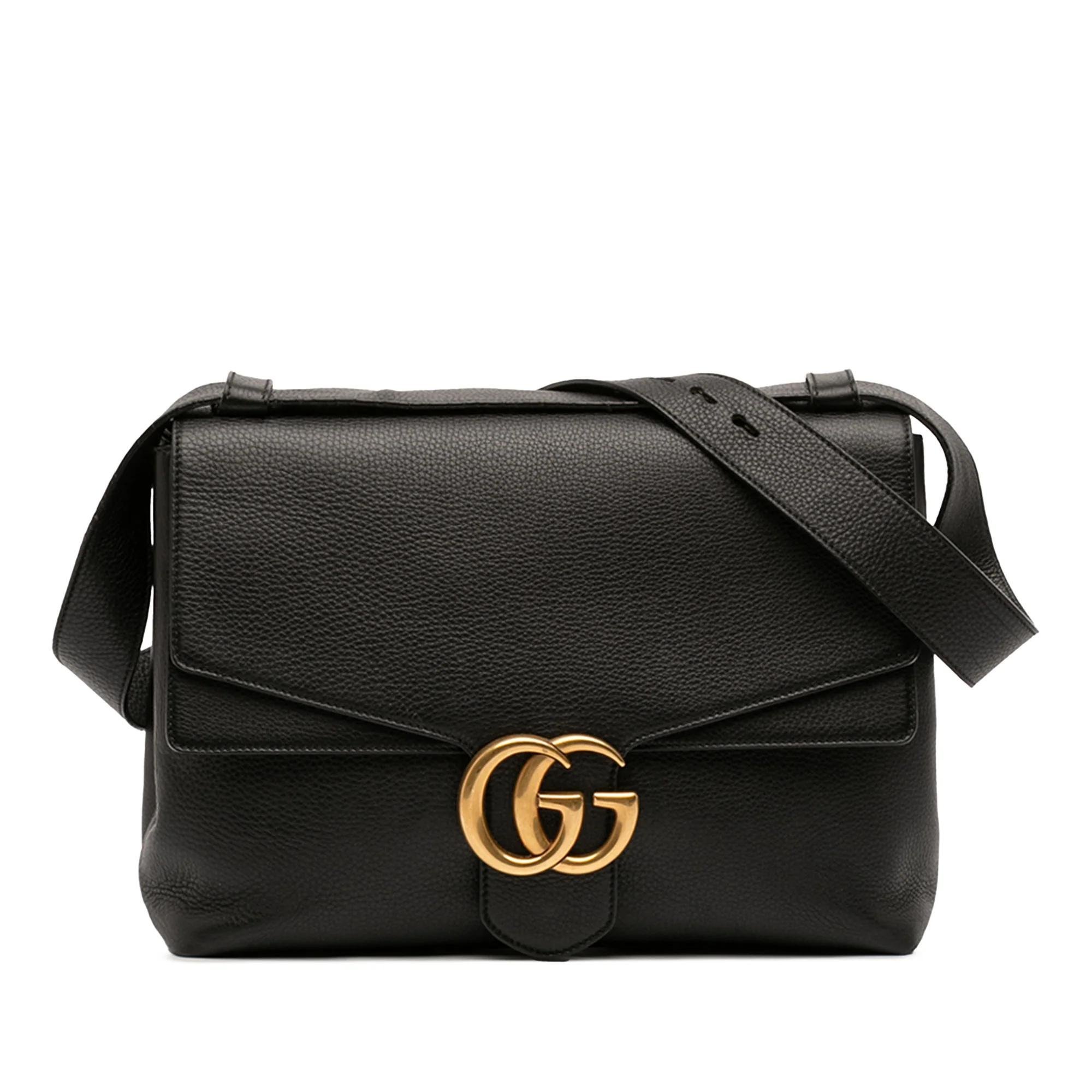 GG Marmont pony-style calfskin handbag
