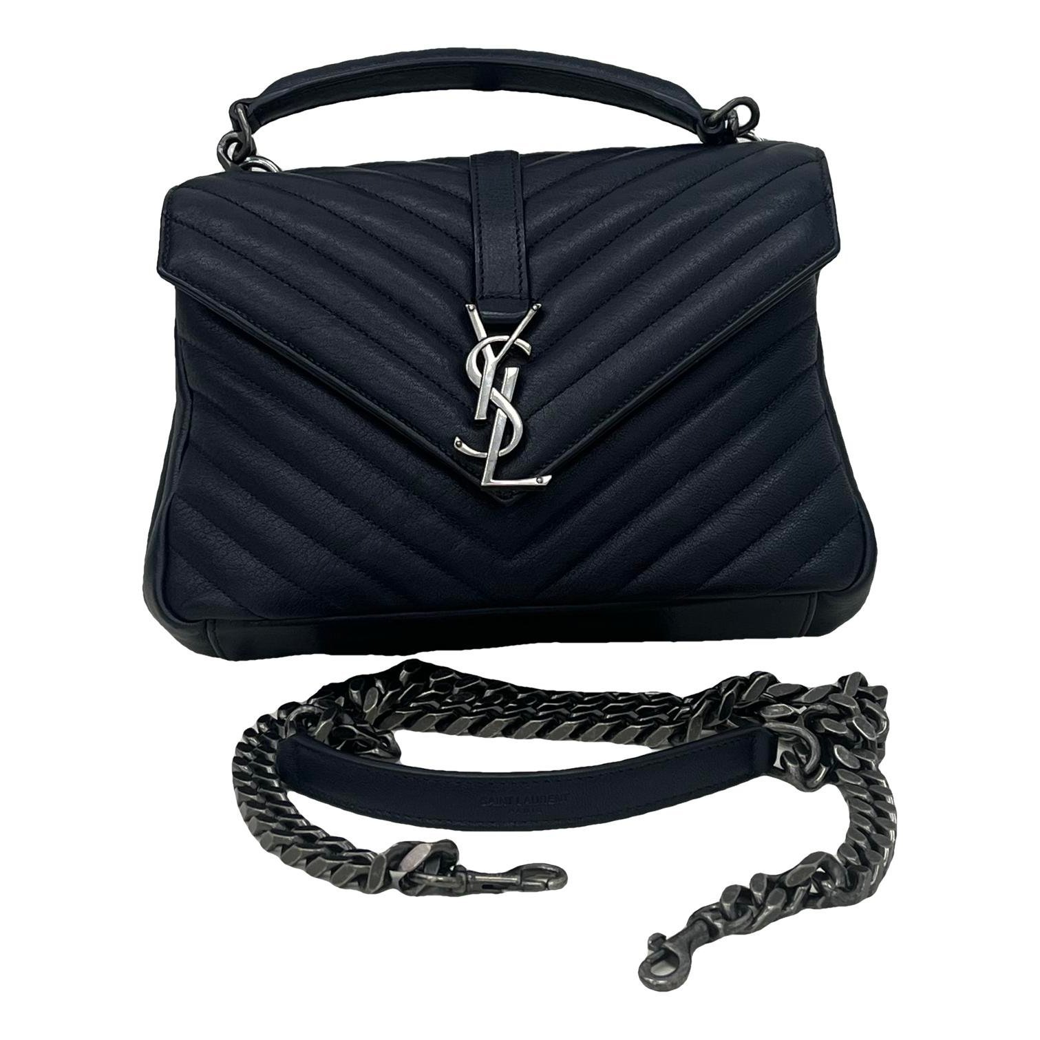 Collége monogramme leather handbag