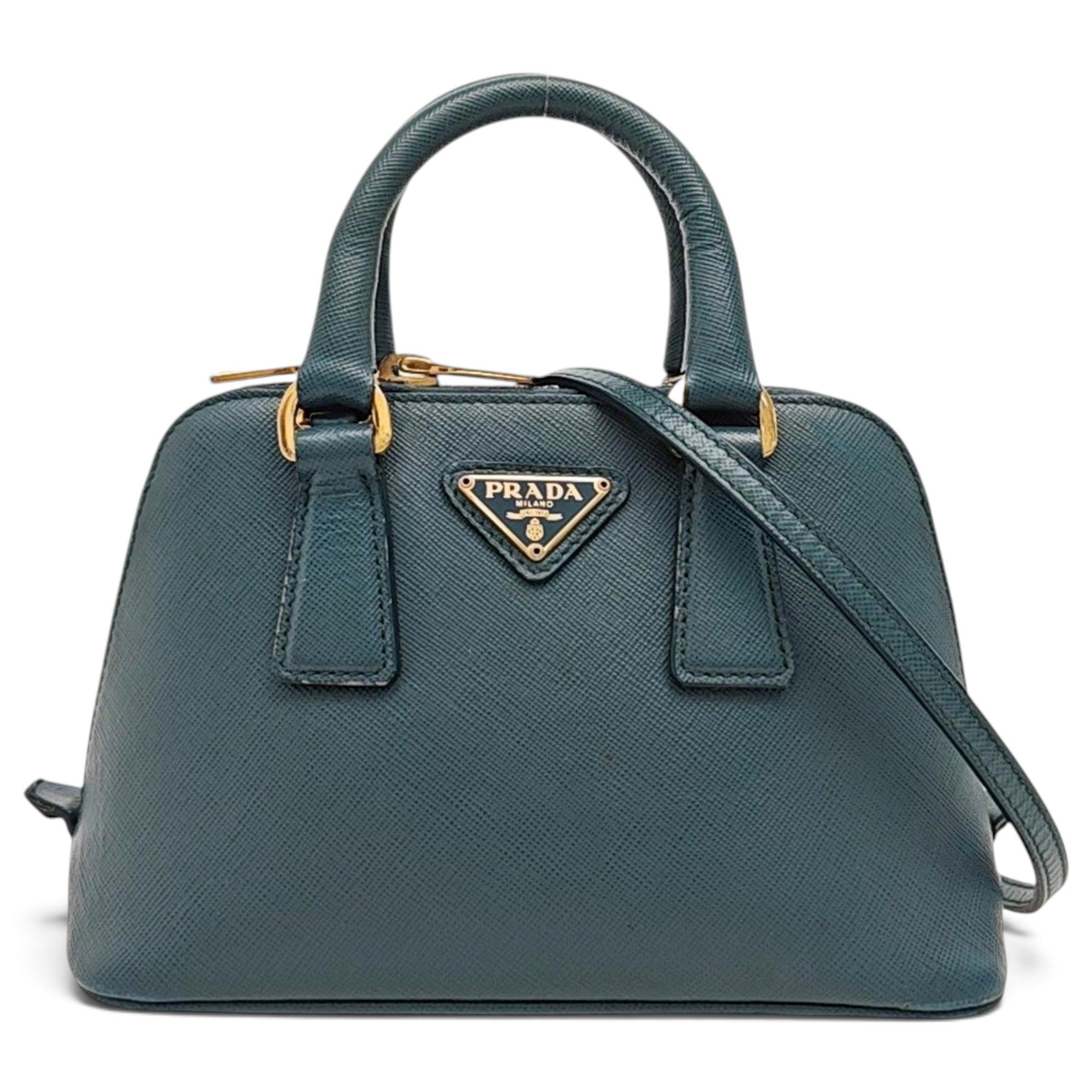 Promenade leather handbag