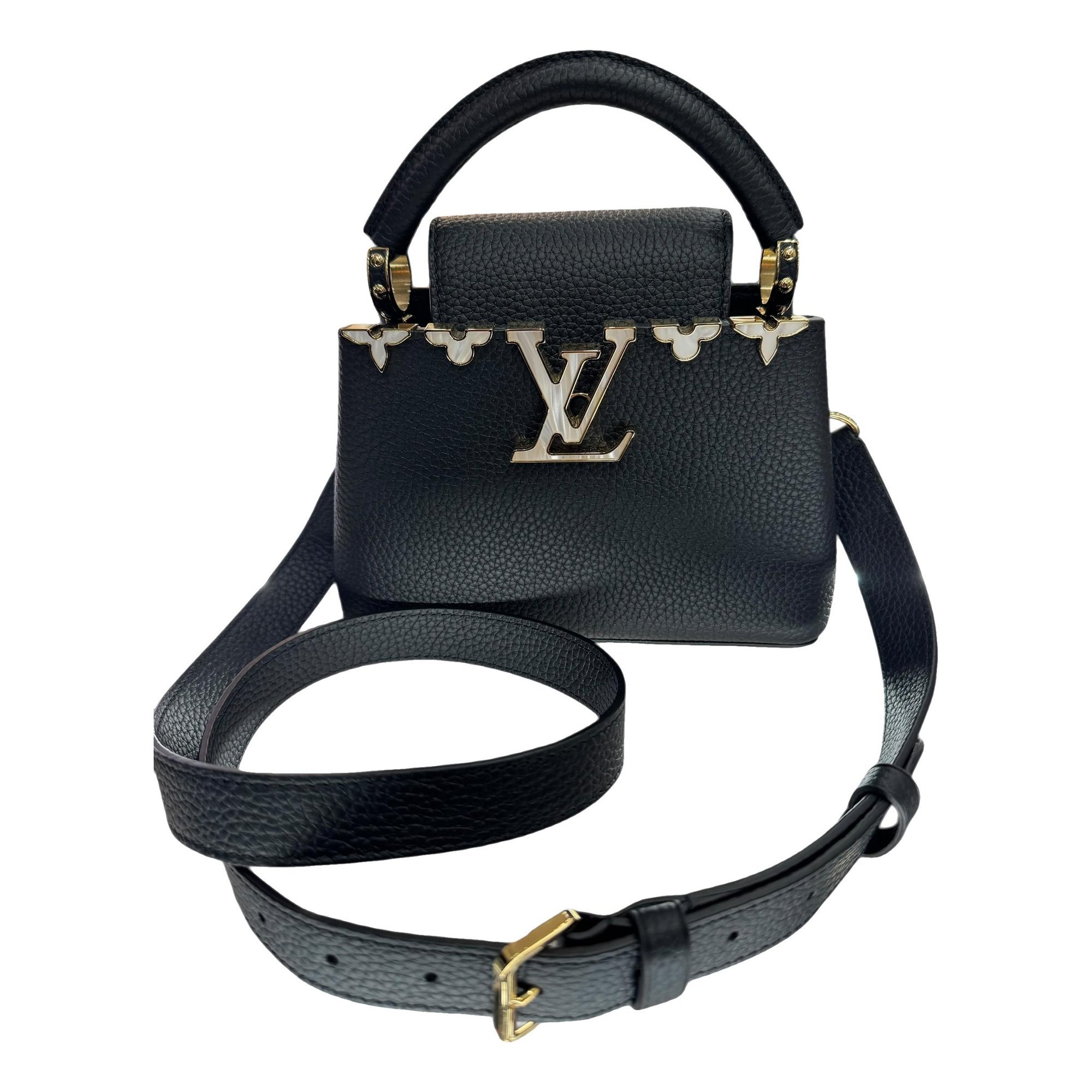 Capucines leather handbag