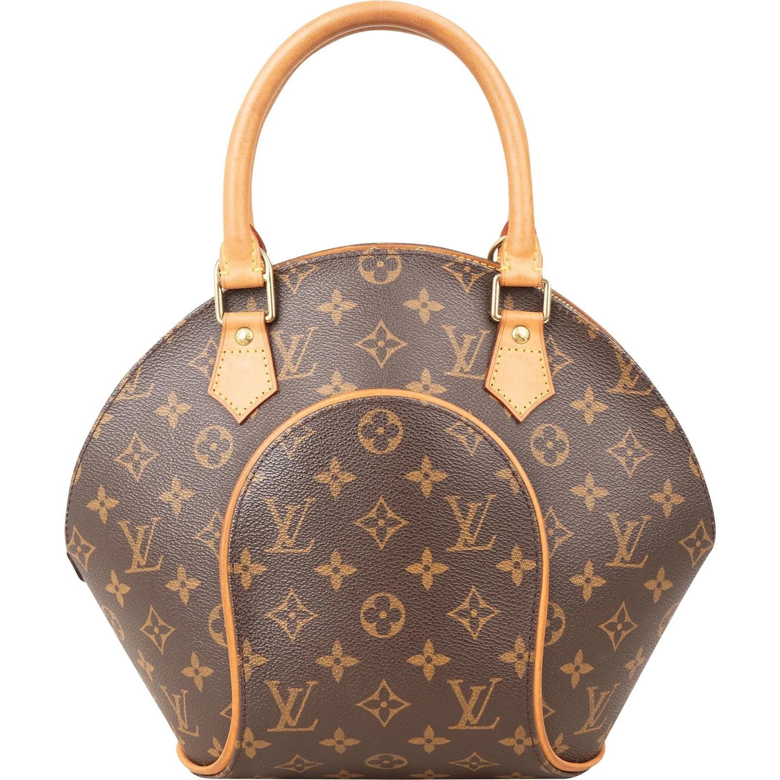 Ellipse leather handbag