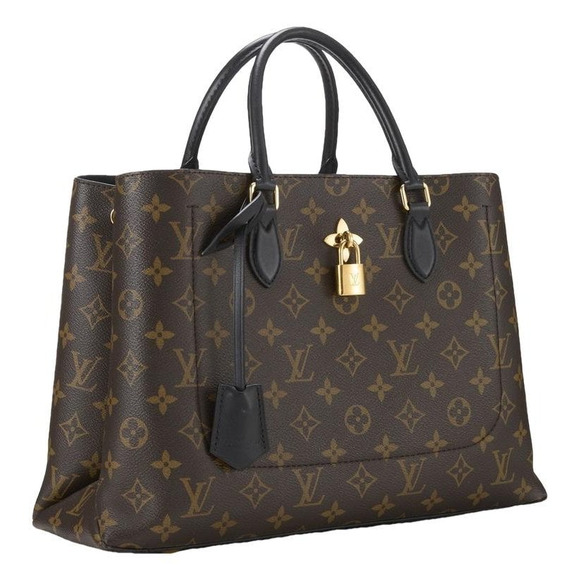 Flower Tote leather tote