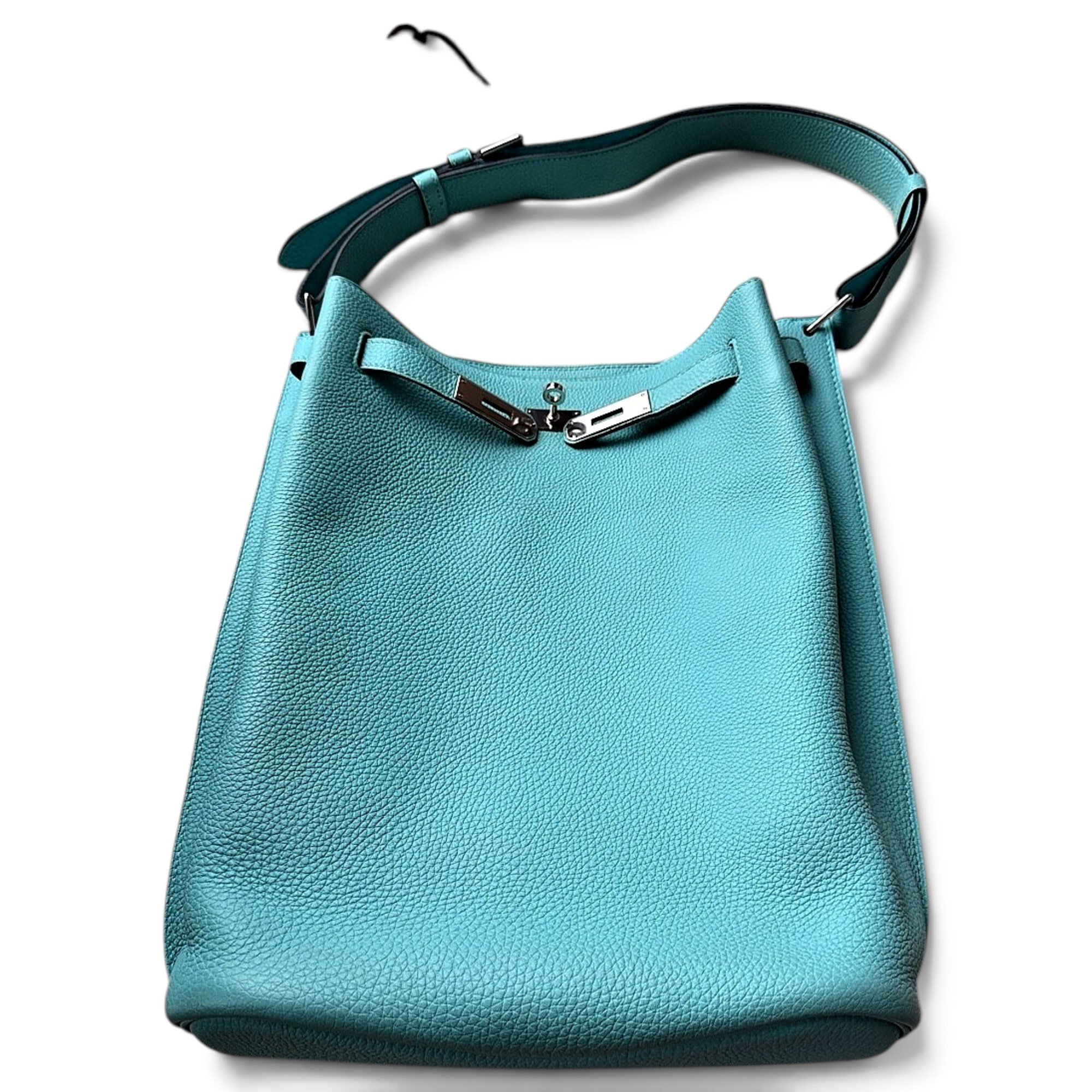 So Kelly leather handbag