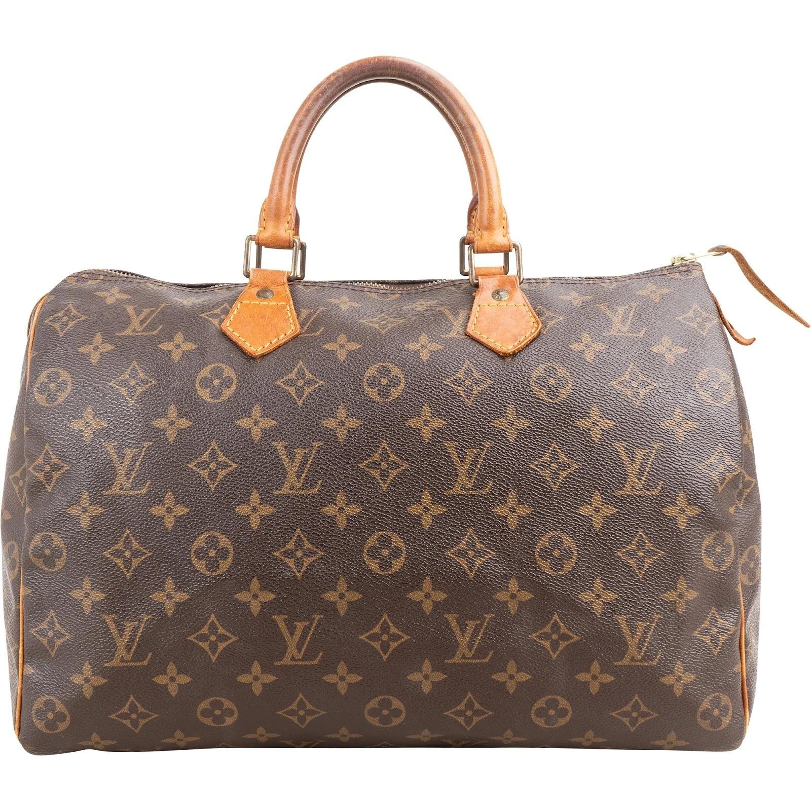 Speedy leather handbag