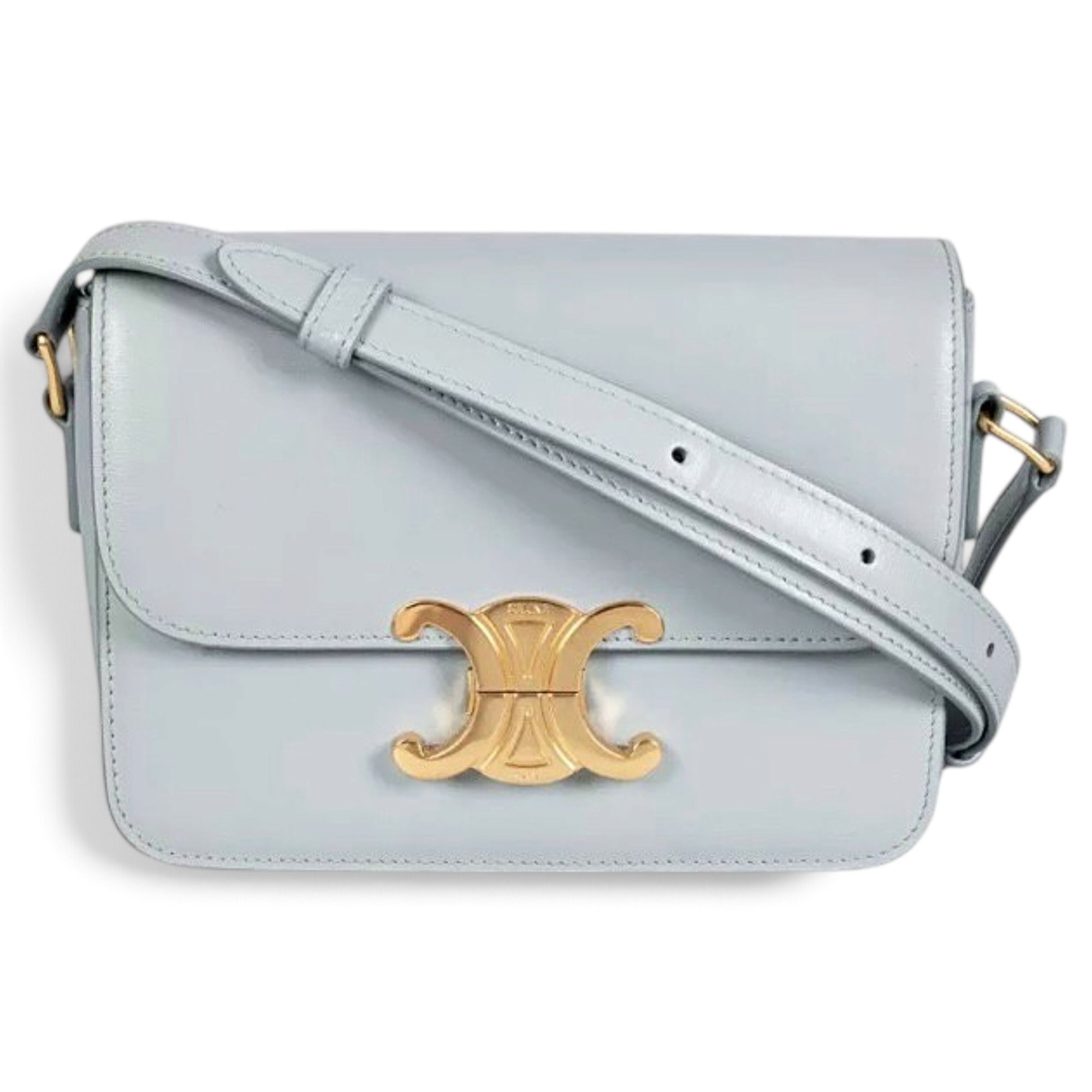 Triomphe leather handbag