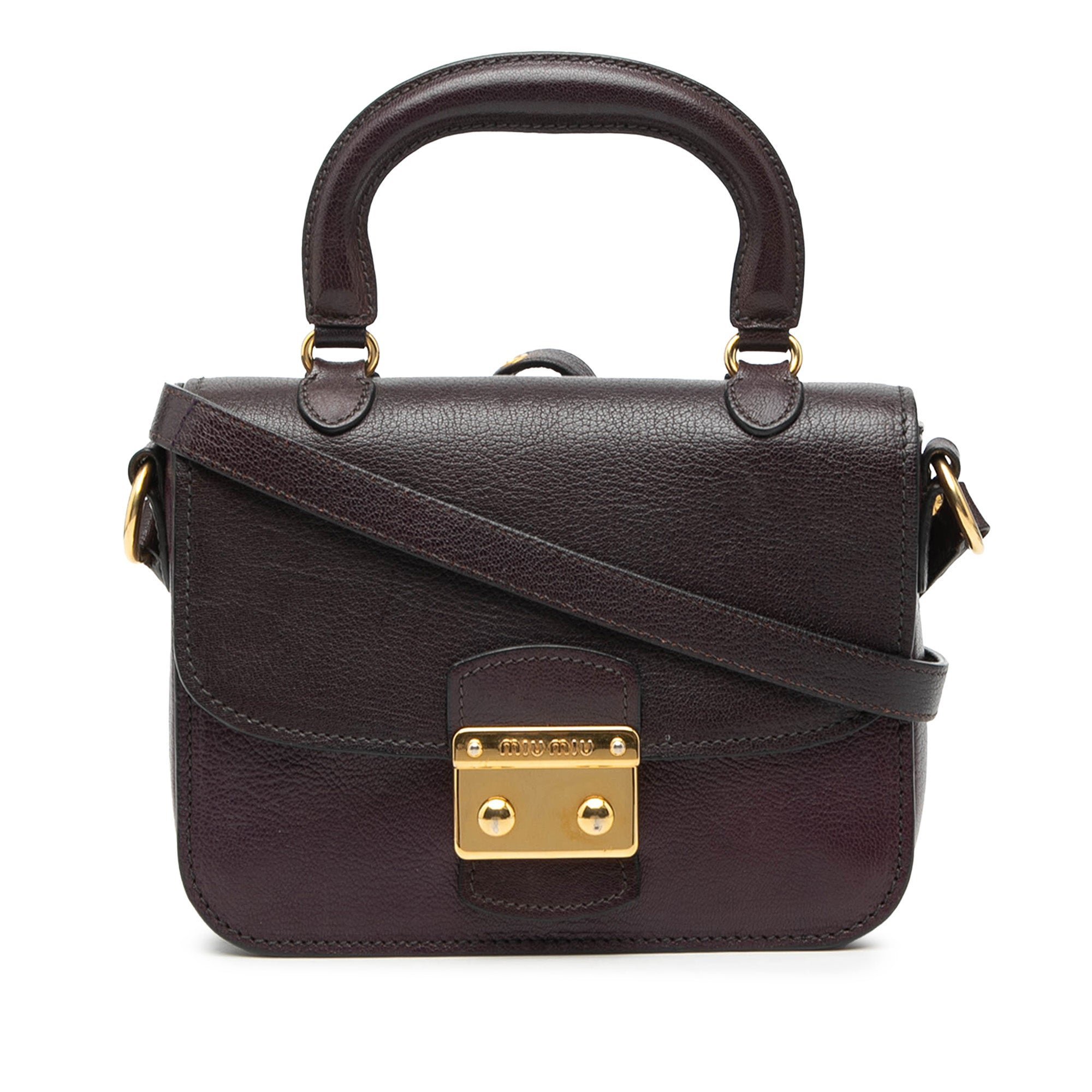 Leather satchel