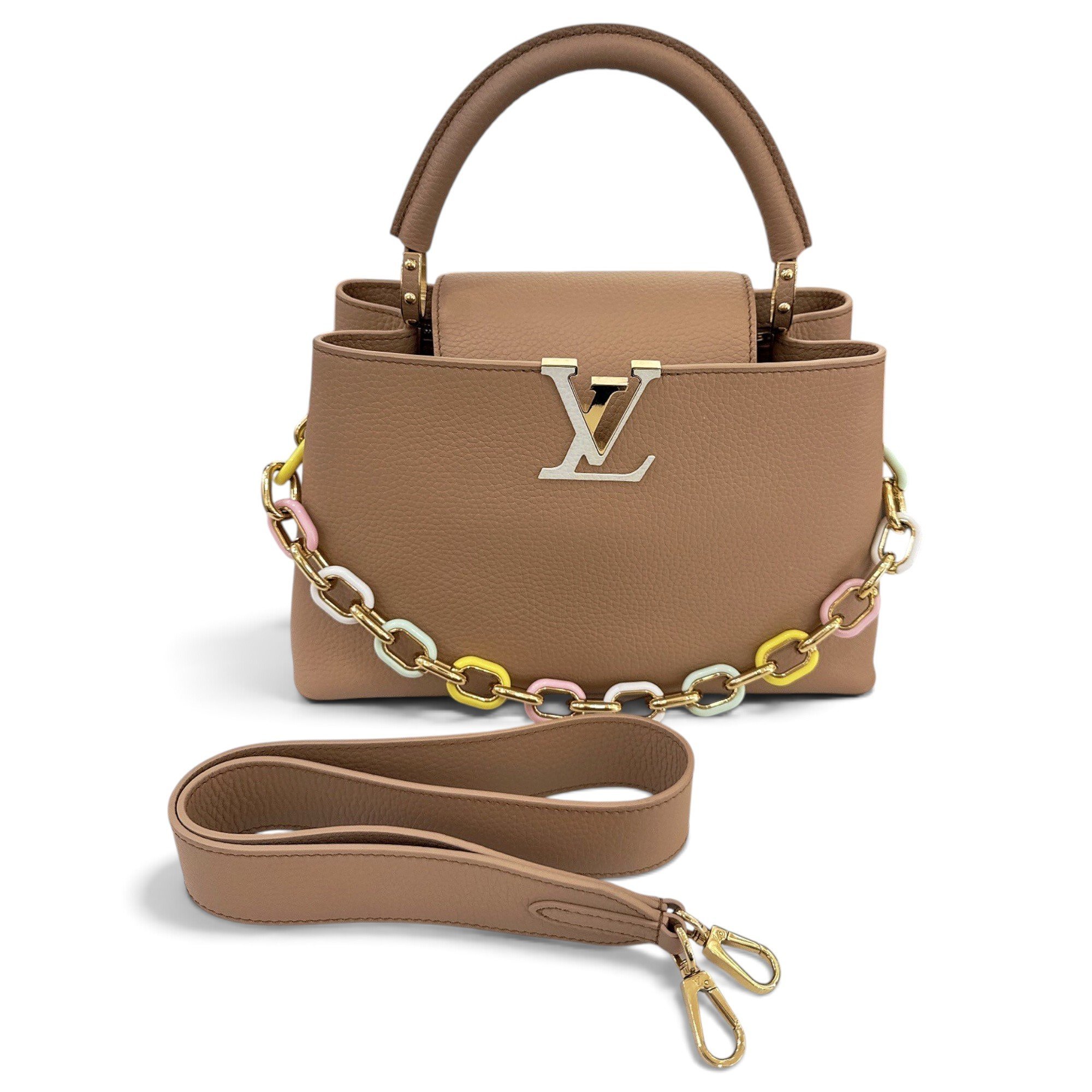 Capucines leather handbag