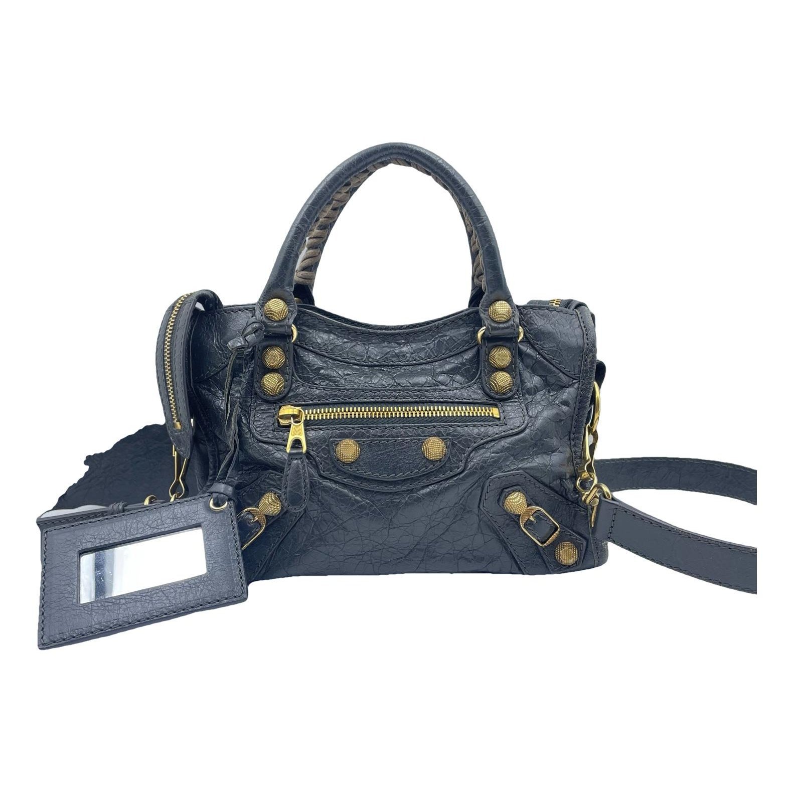 Leather handbag