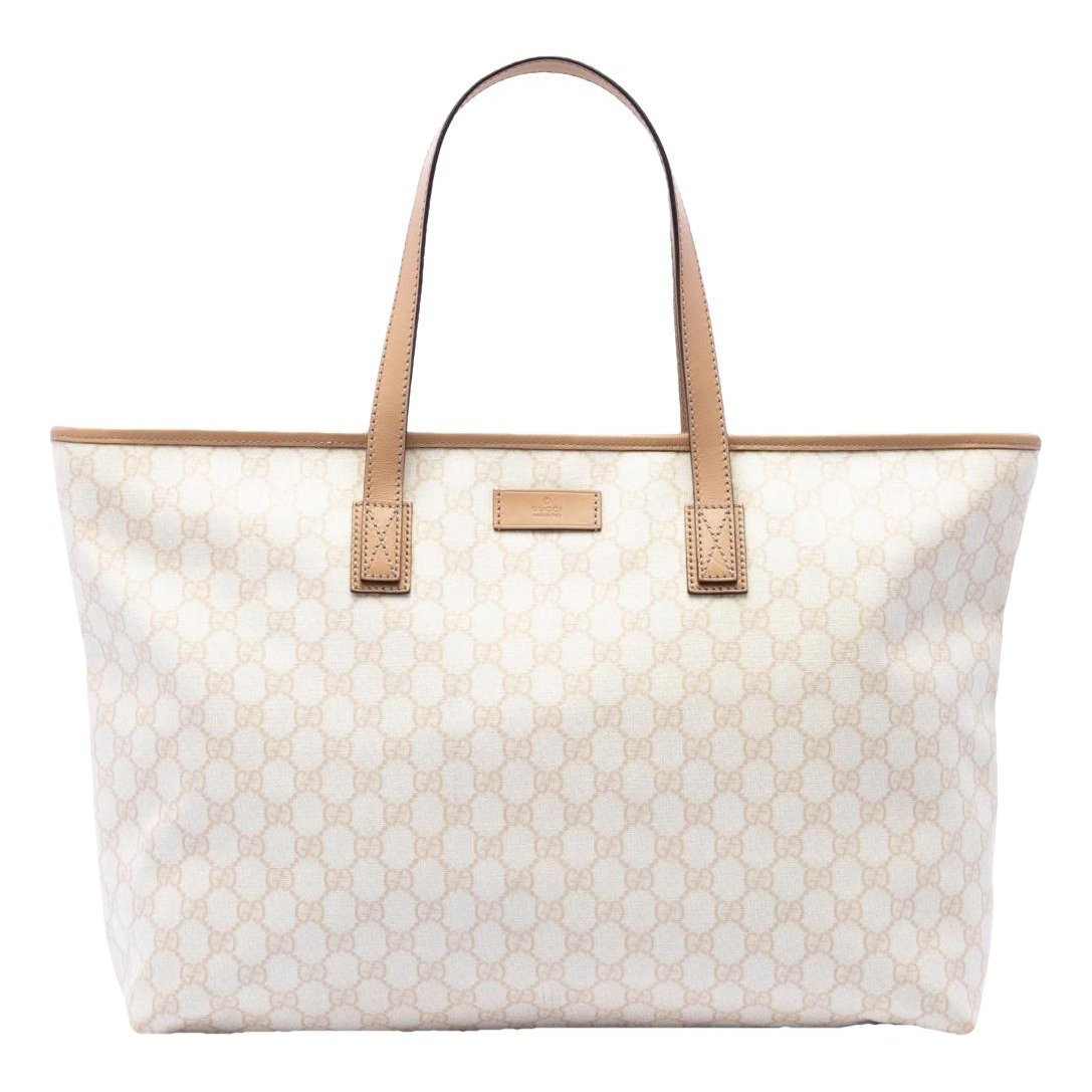 Leather tote