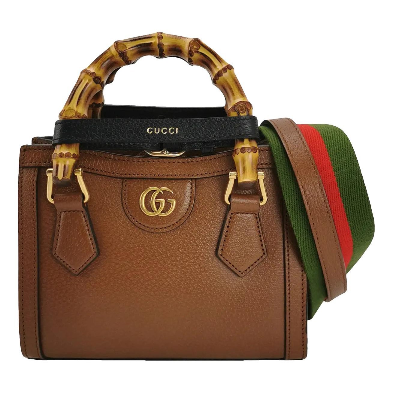 Diana Bamboo leather crossbody bag