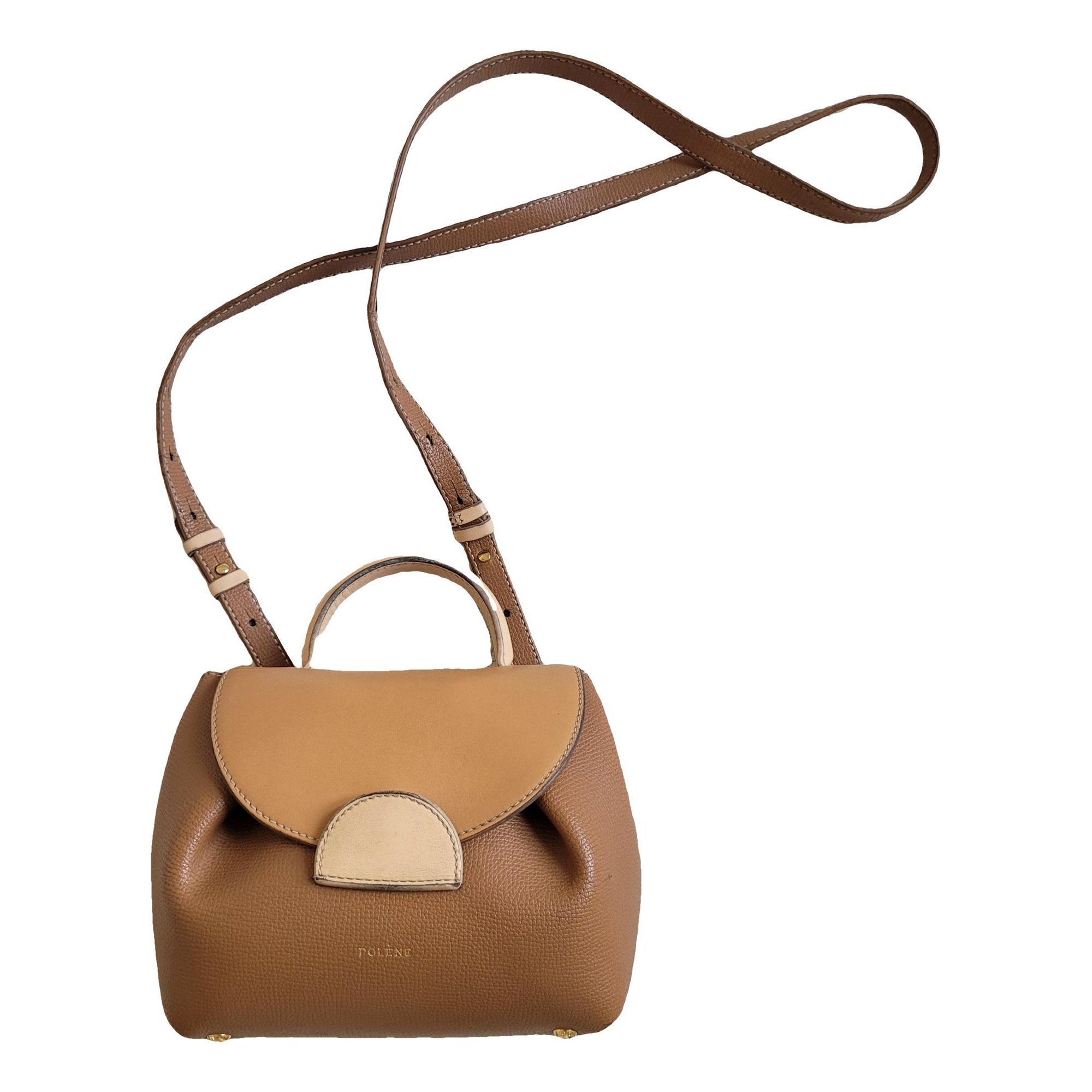 Numéro un nano leather crossbody bag