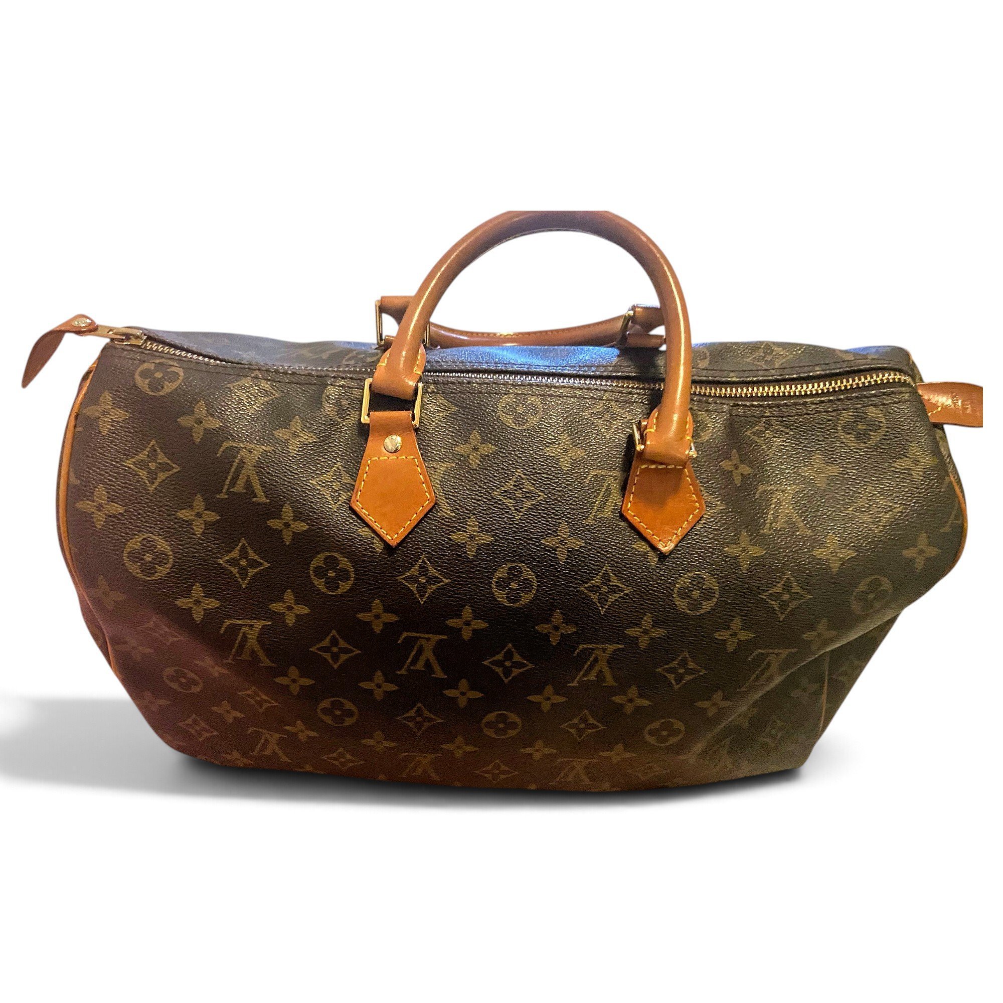 Speedy leather handbag