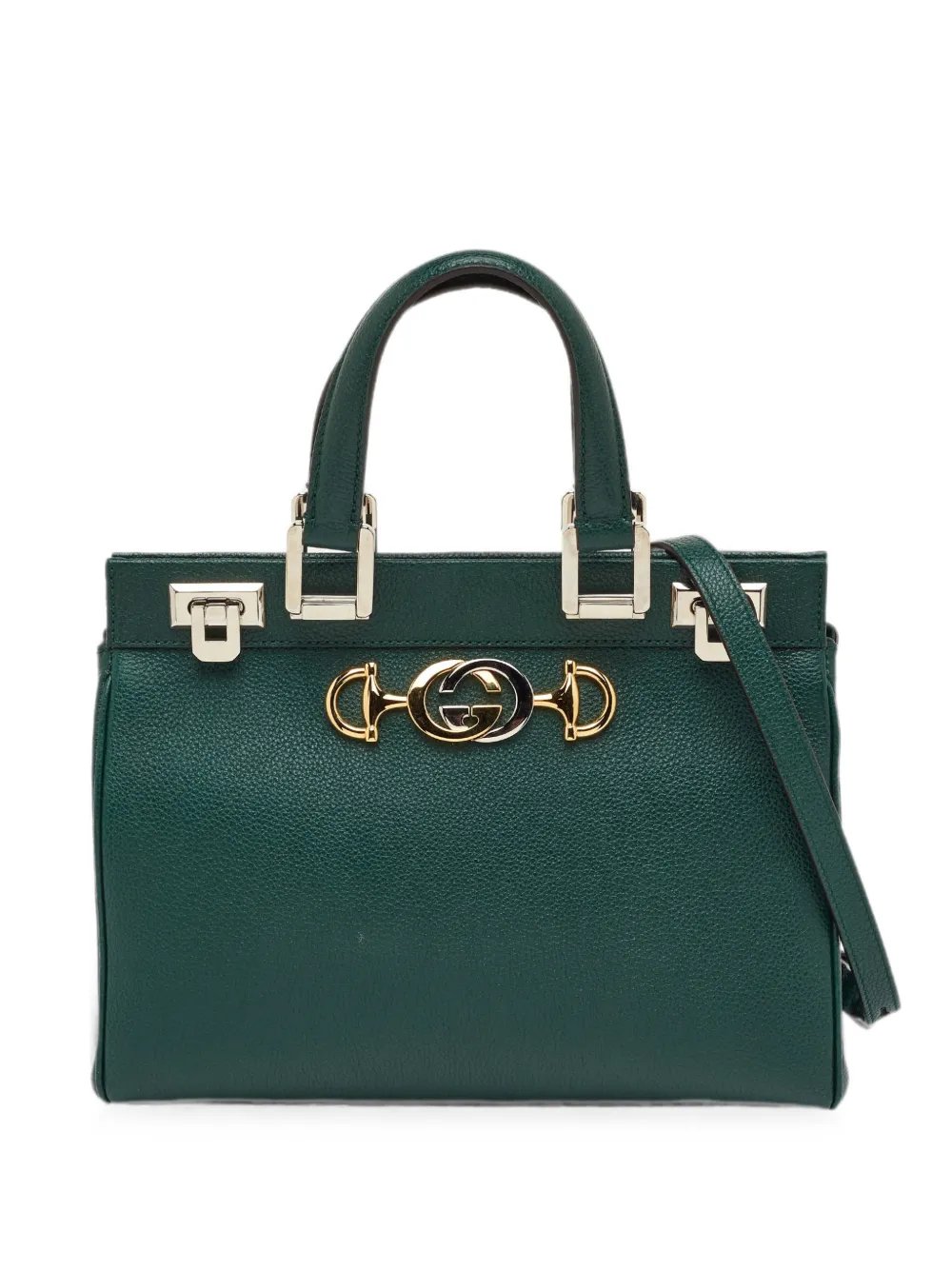 small Zumi leather two-way handbag